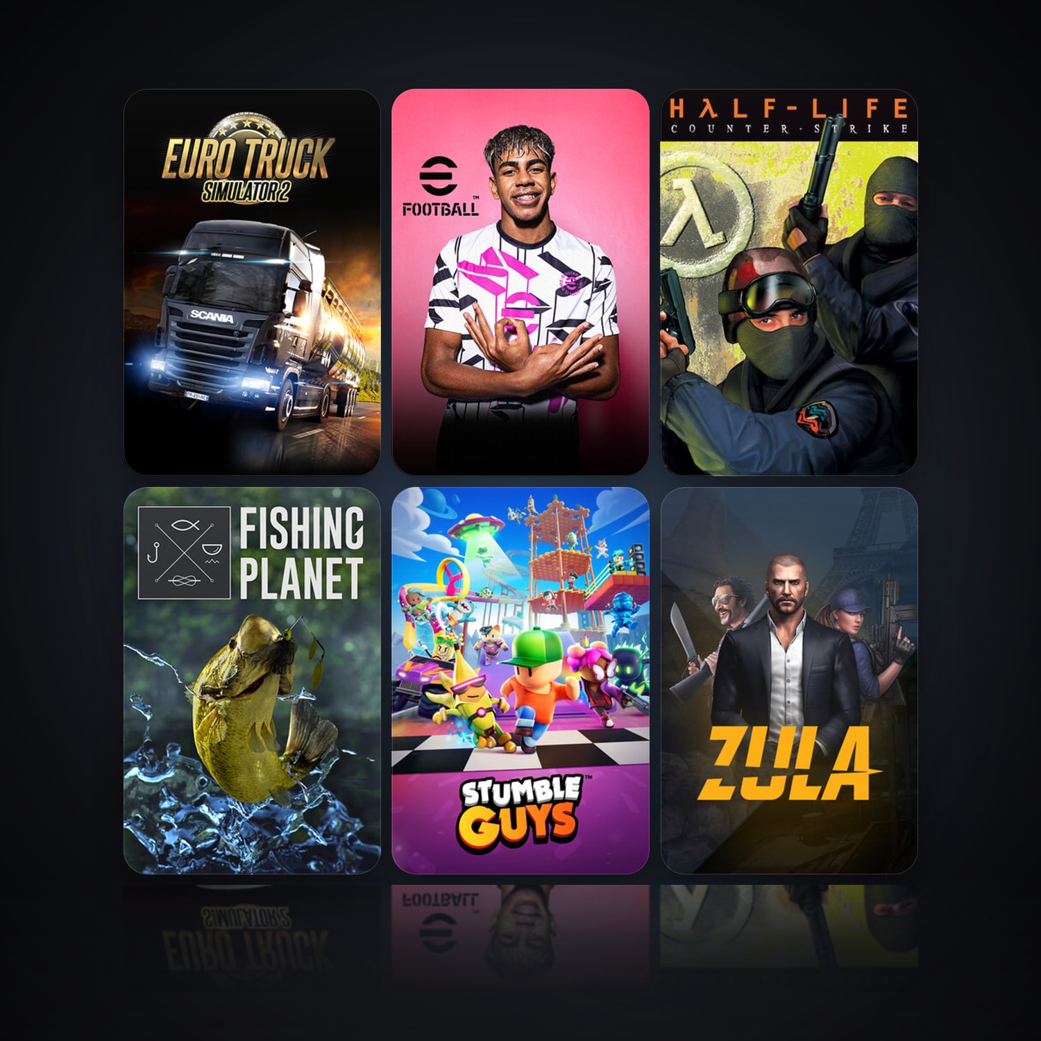 Free CS2 (No Prime) & Euro Truck Simulator 2 | 24 Games | Clean — HabibiAccounts