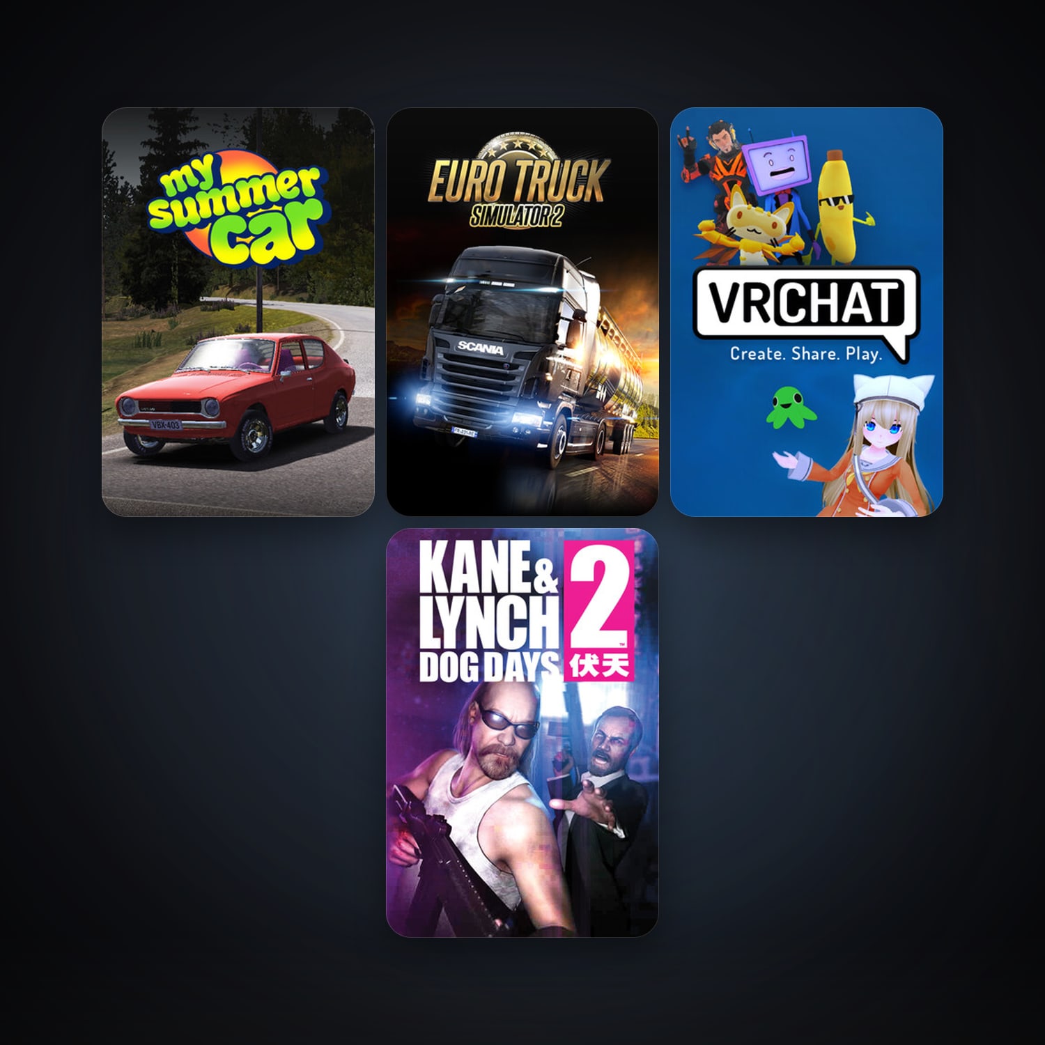 Free CS2 (No Prime) + Kane & Lynch 2: Dog Days, 11 games, clean — HabibiAccounts