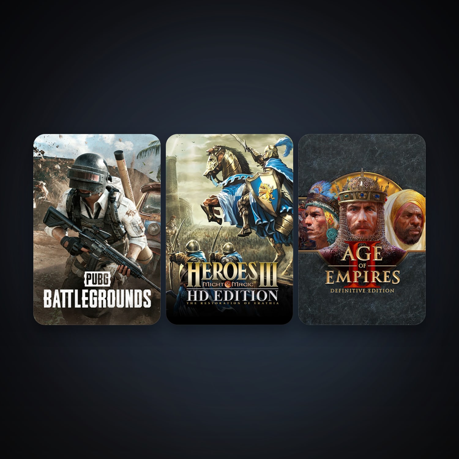 Free CS2 (No Prime) + Heroes of Might & Magic III - HD Edition, 5 games, clean — HabibiAccounts