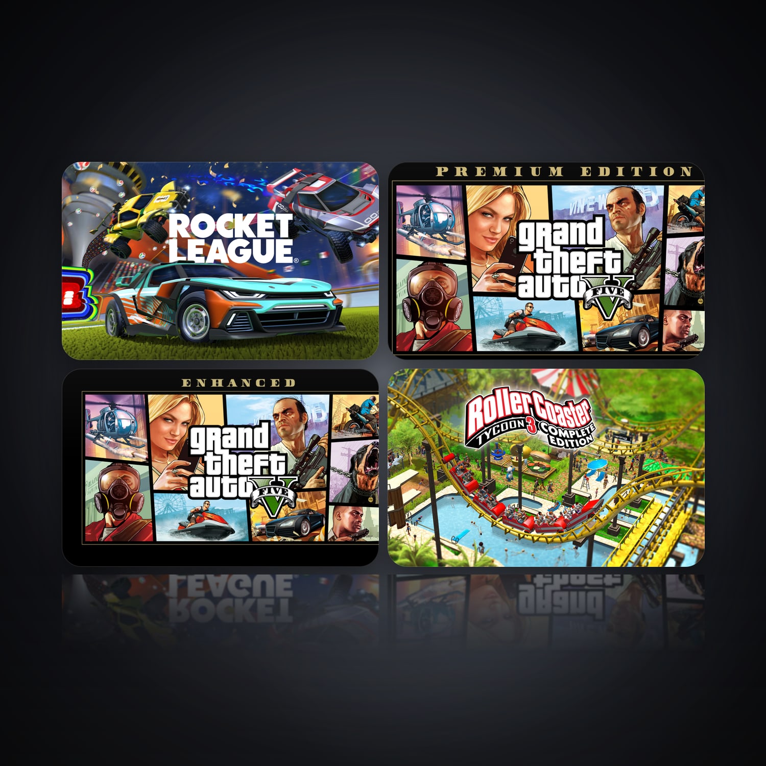 Rocket League & Grand Theft Auto V | 3 Games — HabibiAccounts
