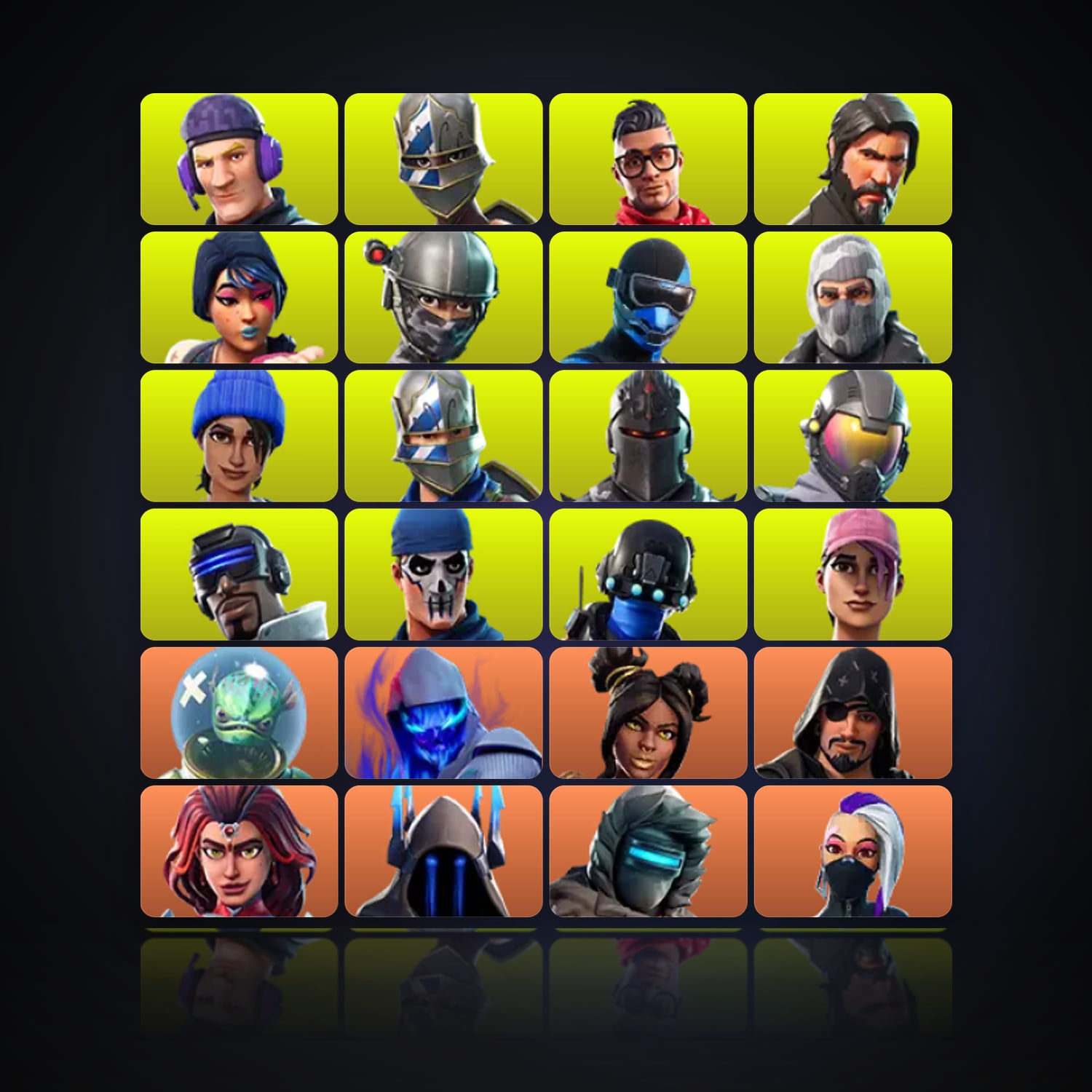 Fortnite | 112 Skins | 900 V-Bucks | Level 1371 | 697 Wins — HabibiAccounts