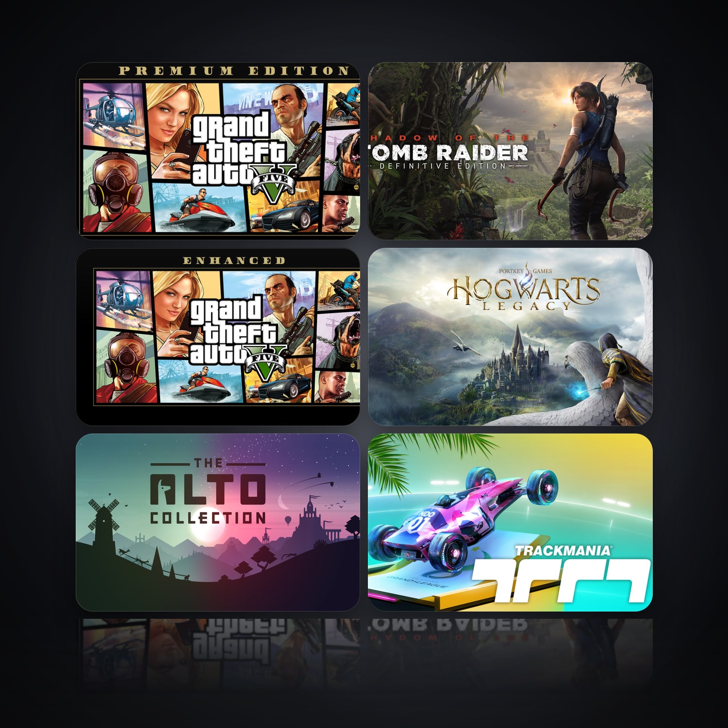 Grand Theft Auto V & Shadow of the Tomb Raider: Definitive Edition | 14 Games — HabibiAccounts