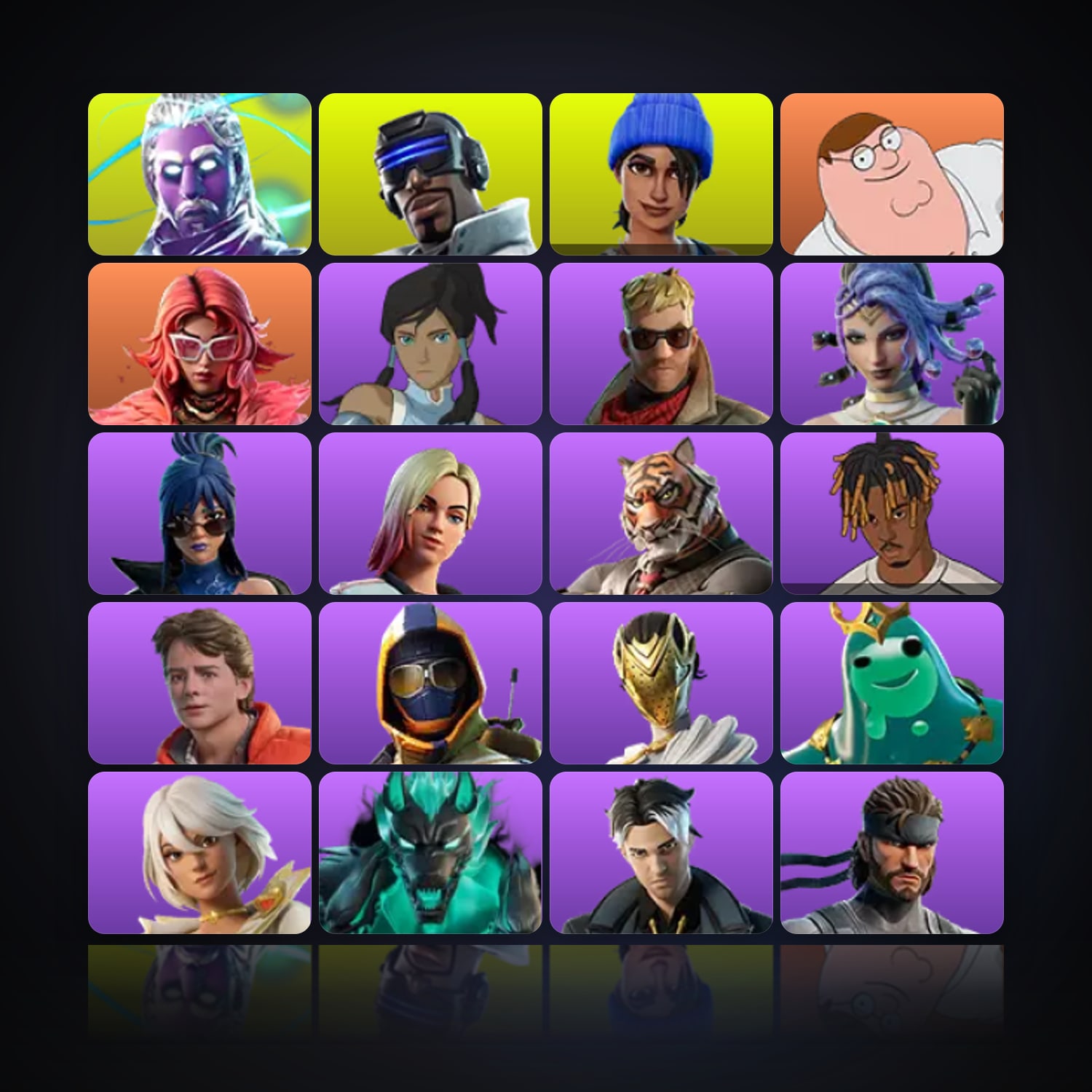 Fortnite | 22 Skins | 500 V-Bucks | Level 1014 | 128 Wins — HabibiAccounts