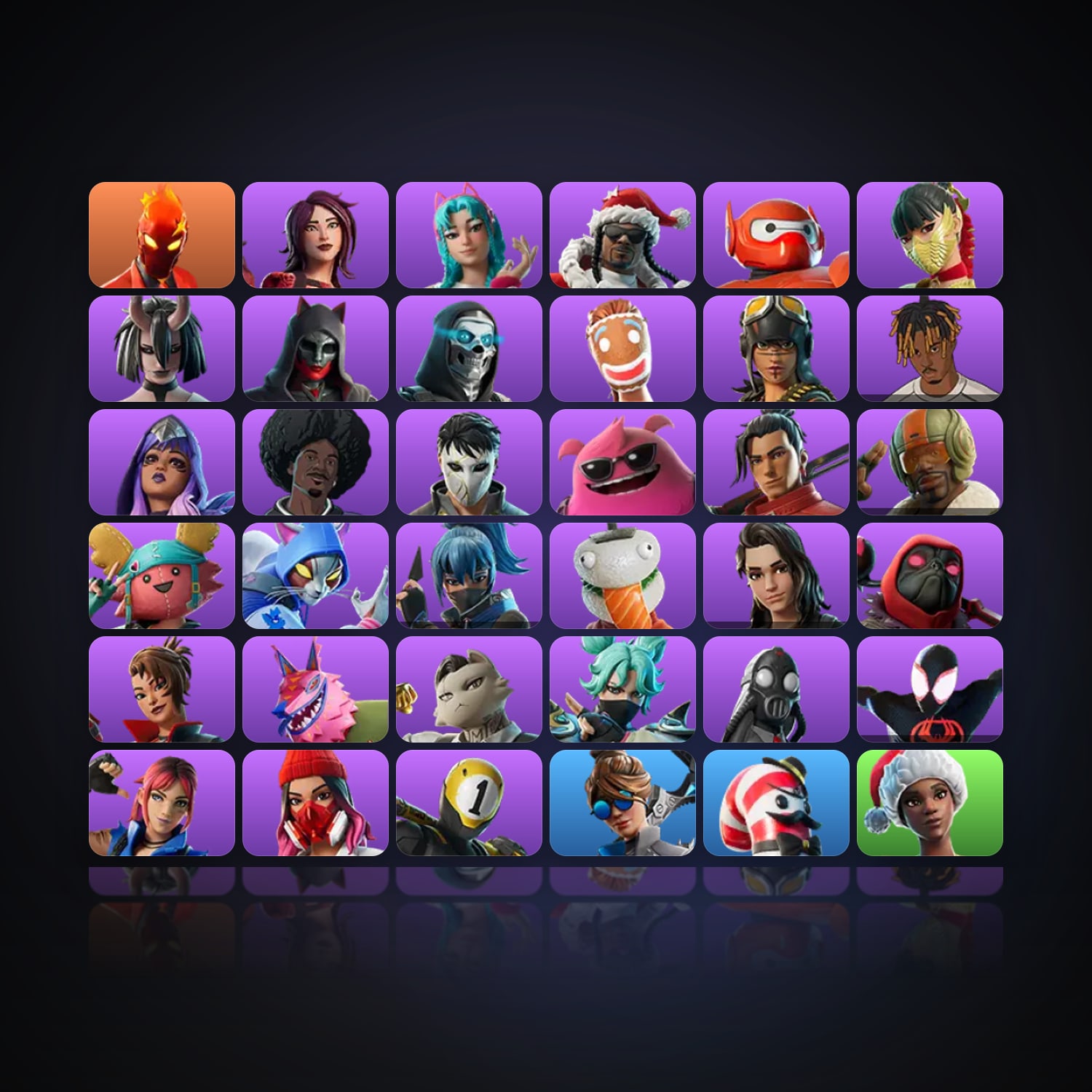 Fortnite | 36 Skins | Level 756 | 44 Wins — HabibiAccounts