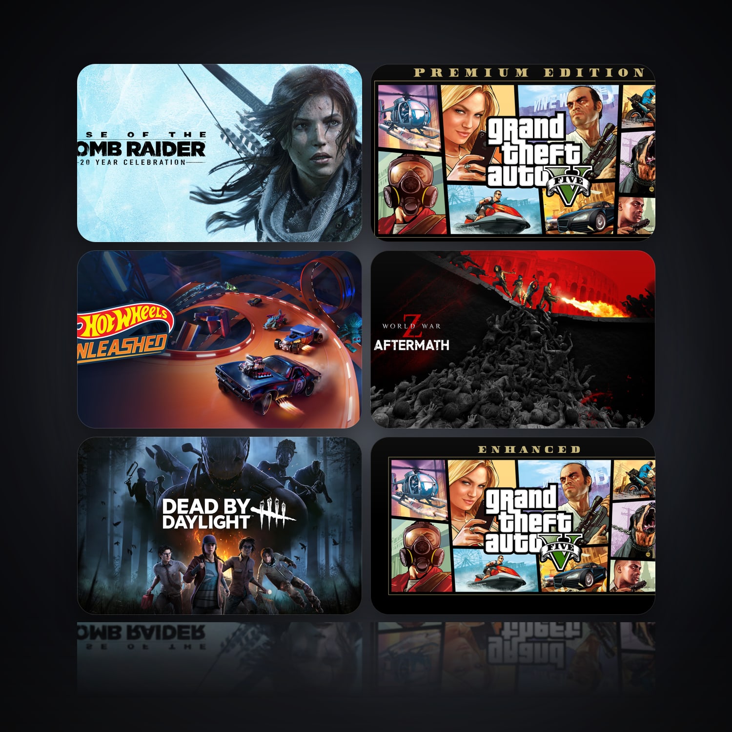 Rise of the Tomb Raider: 20 Year Celebration & Grand Theft Auto V | 37 Games — HabibiAccounts