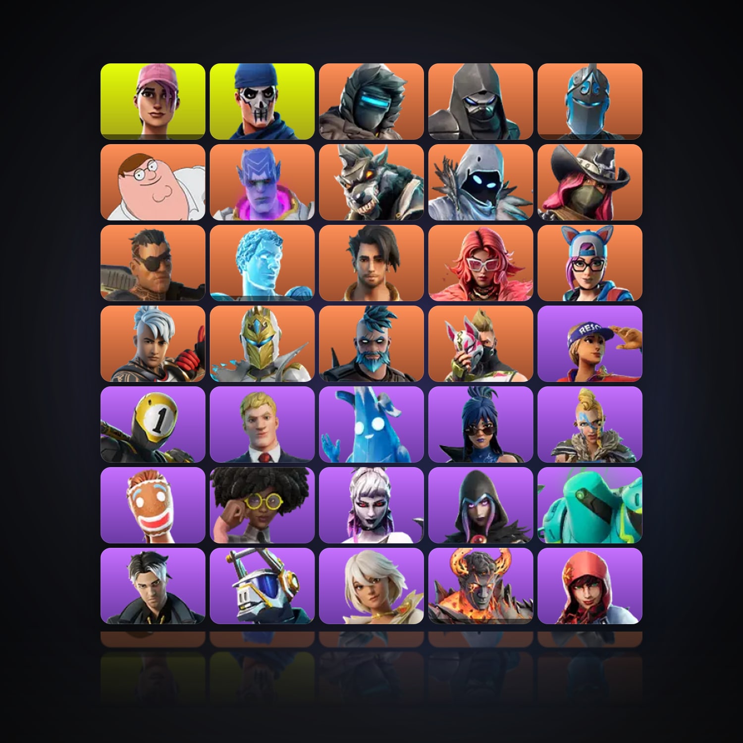 Fortnite | 81 Skins | 400 V-Bucks | Level 1479 | 141 Wins — HabibiAccounts