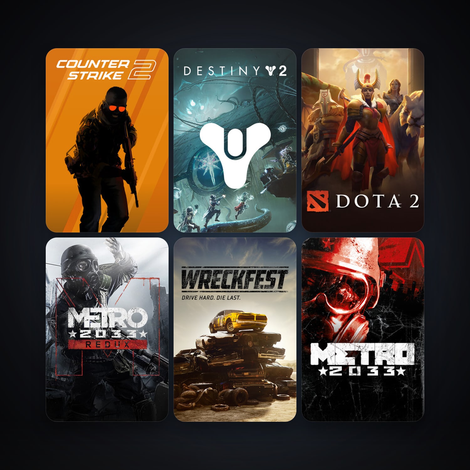 Half-Life + Half-Life 2, 27 games, clean — HabibiAccounts