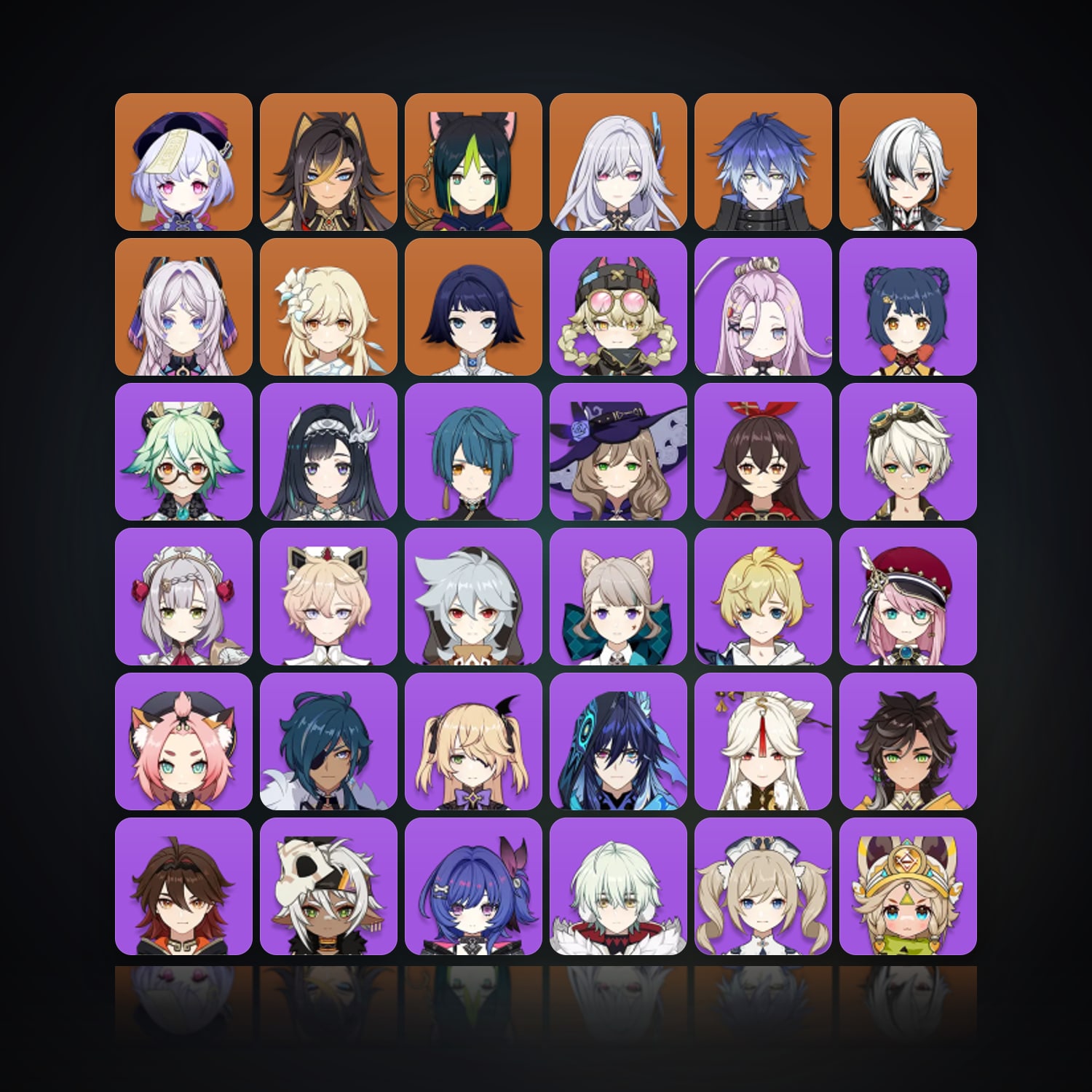 Genshin Impact | AR 56 | 41 Chars | 7× 5★ — HabibiAccounts