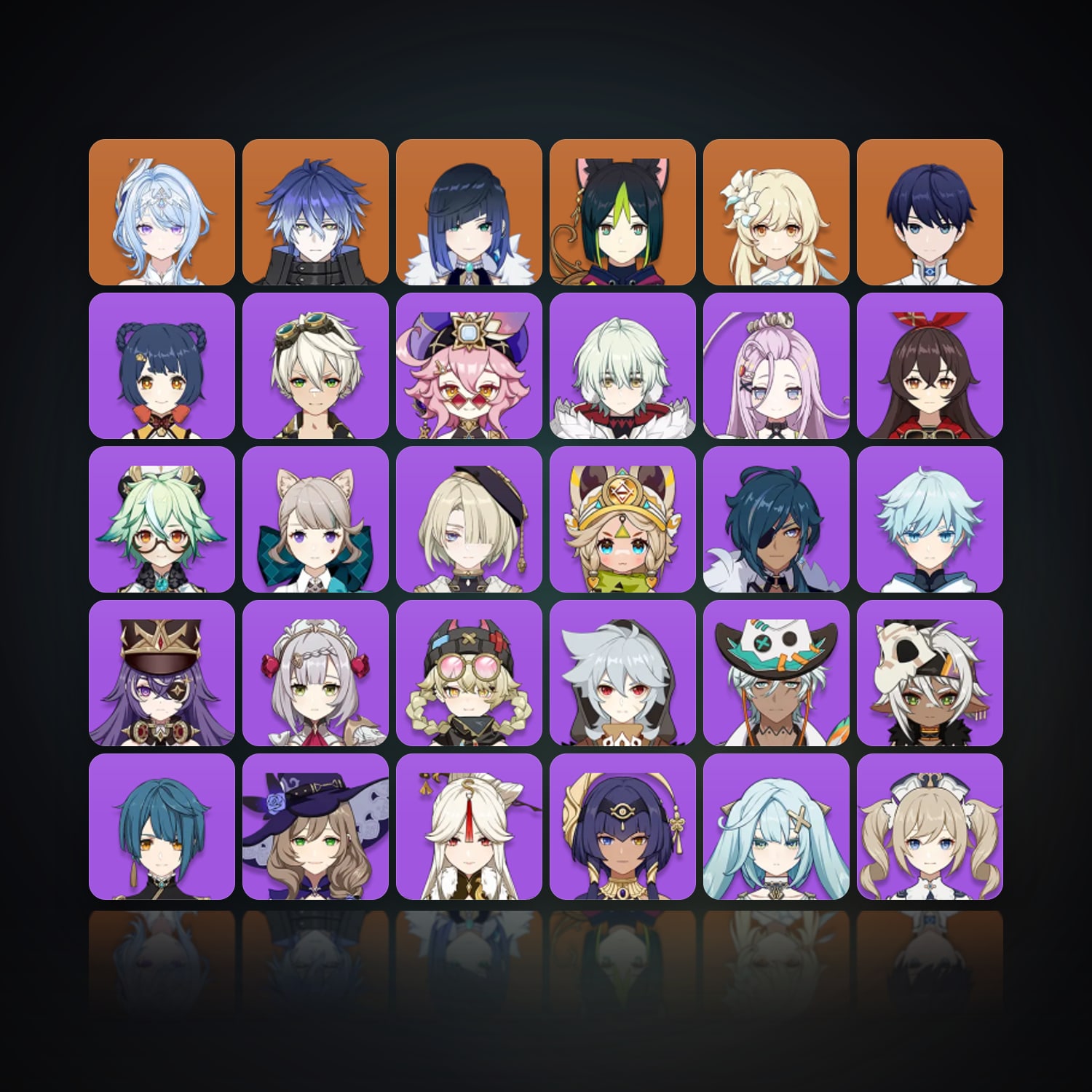 Genshin Impact | AR 46 | 30 Chars | 4× 5★ — HabibiAccounts