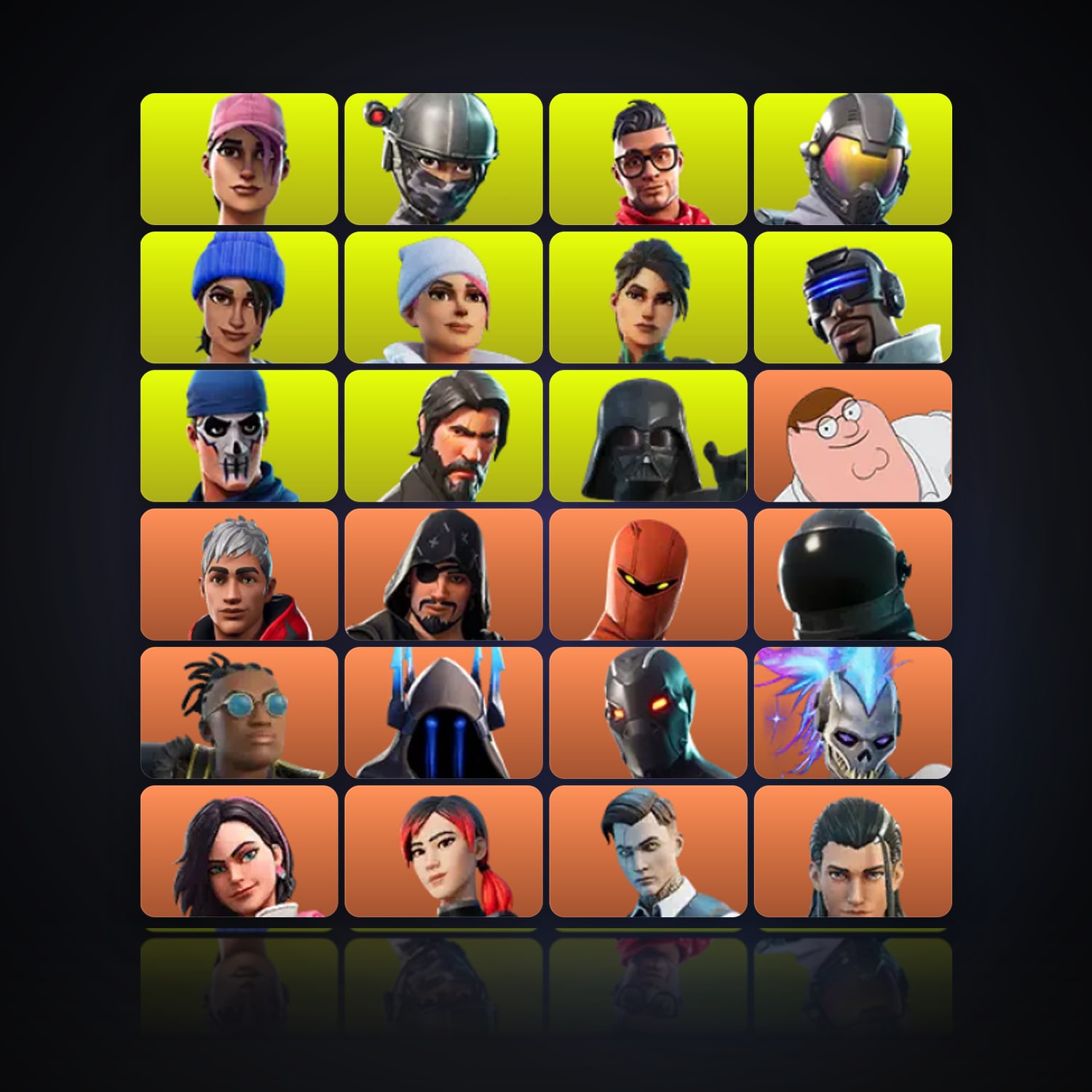 Fortnite | 217 Skins | 2.3K V-Bucks | Level 2548 | 321 Wins — HabibiAccounts