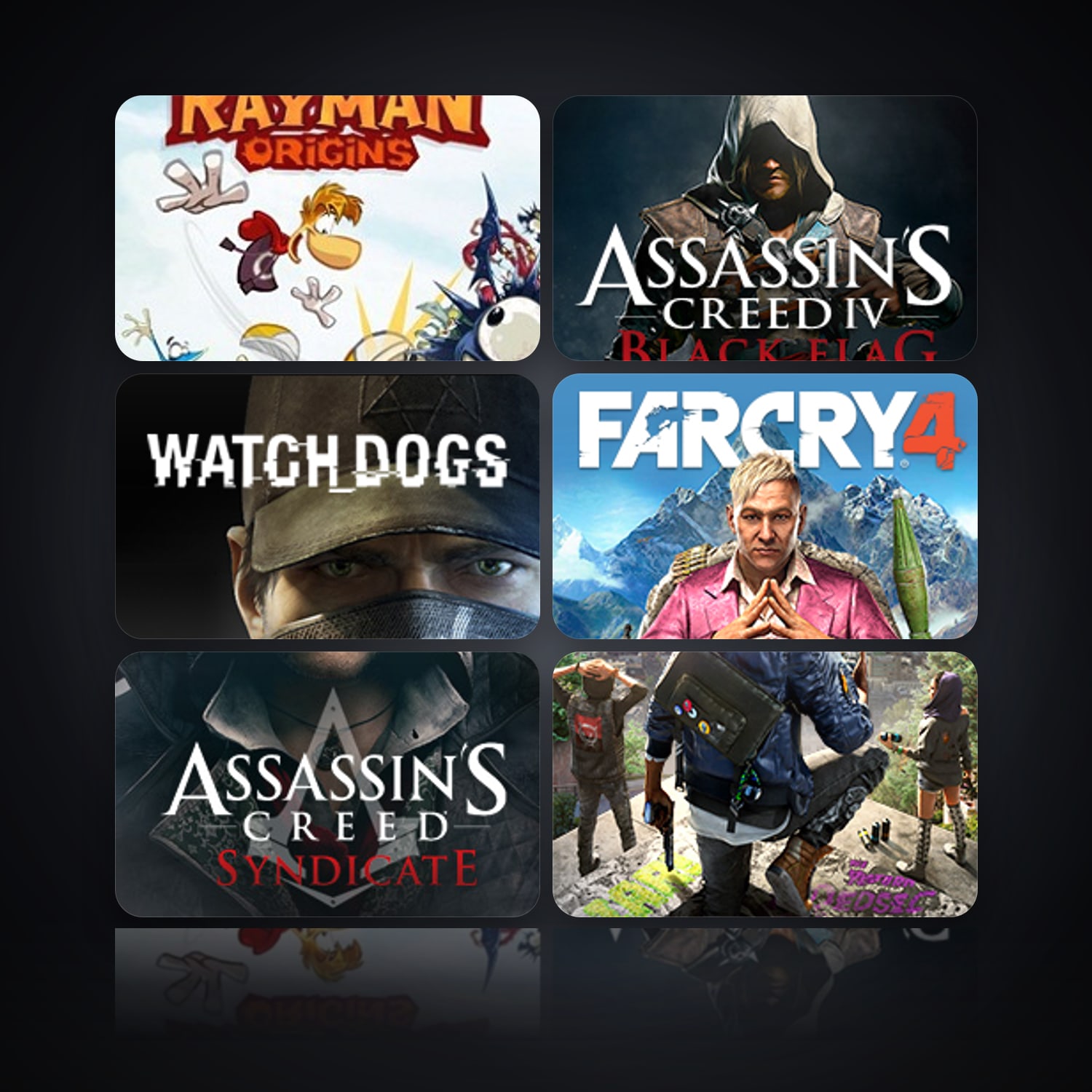 Rayman Origins & Assassin’s Creed IV Black Flag | 9 Games — HabibiAccounts
