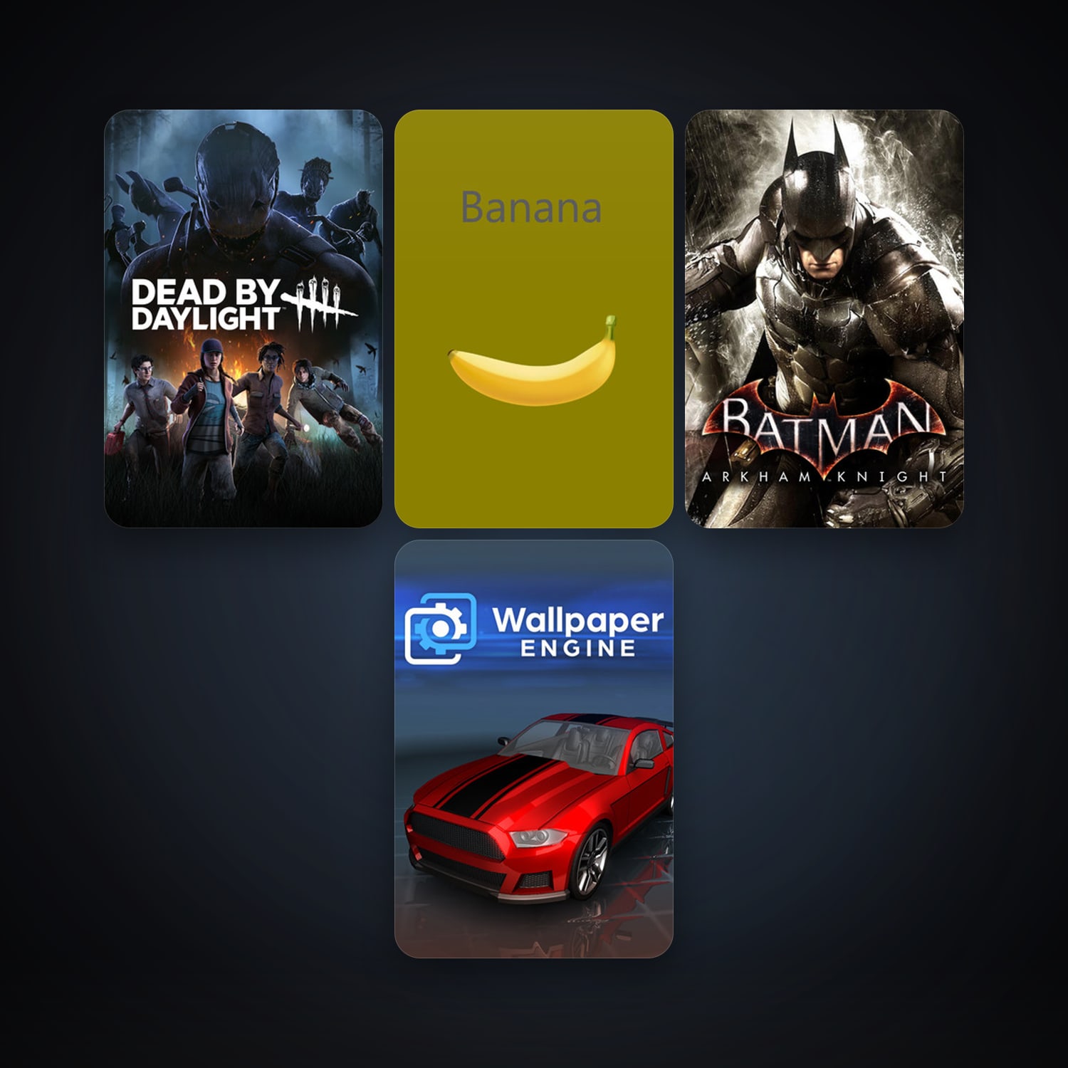 Banana & Batman: Arkham Knight | 25 Games | Clean — HabibiAccounts