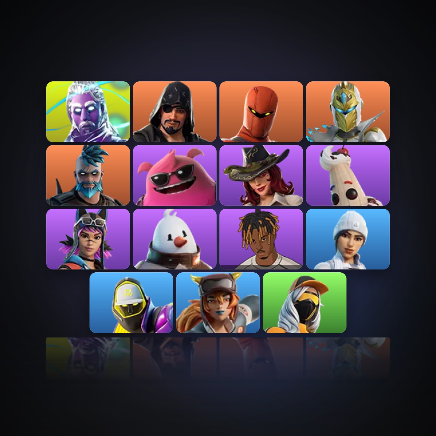 Fortnite | 15 Skins | 250 V-Bucks | Level 1223 | 219 Wins — HabibiAccounts