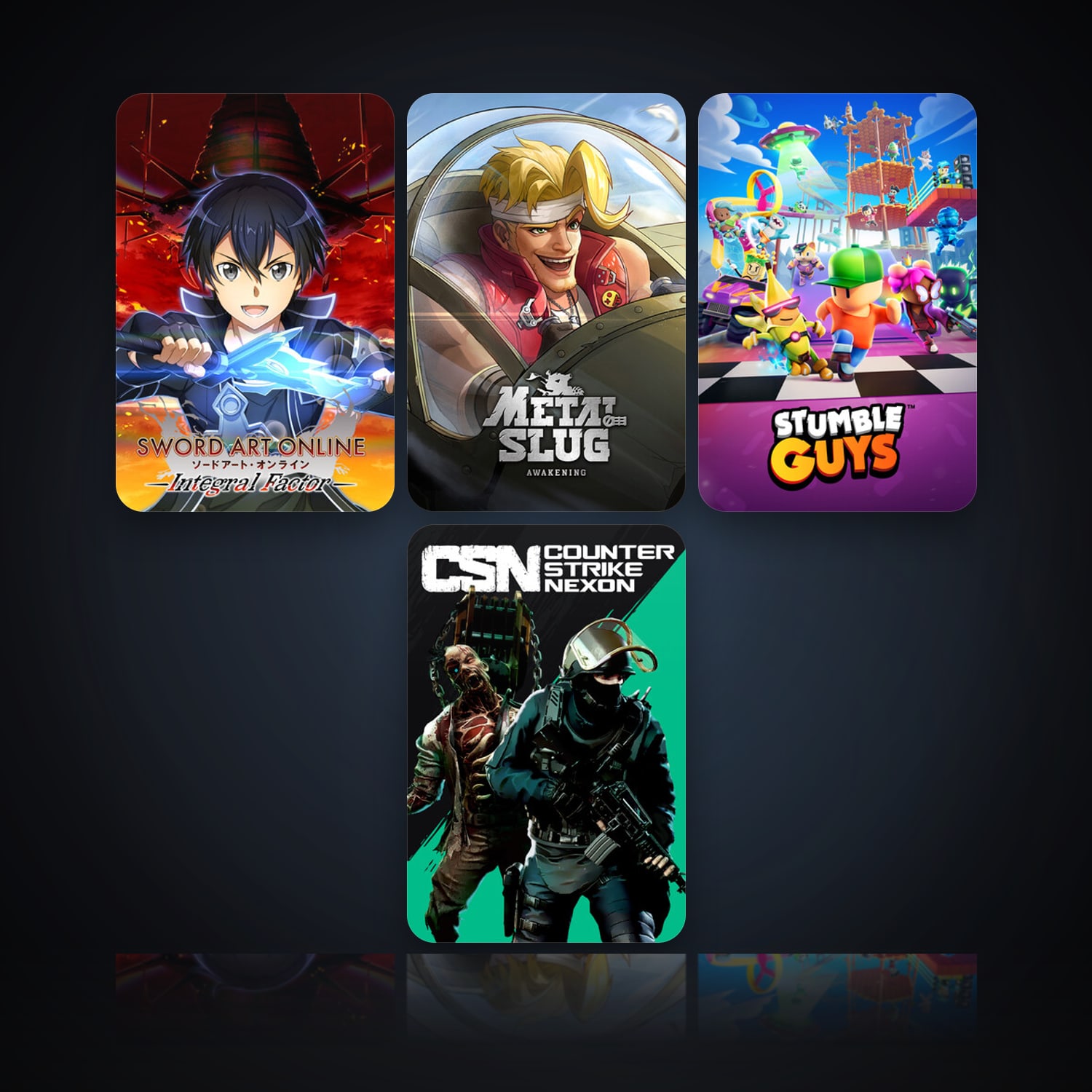 Sword Art Online: Integral Factor & Metal Slug: Awakening | 11 Games | Clean — HabibiAccounts