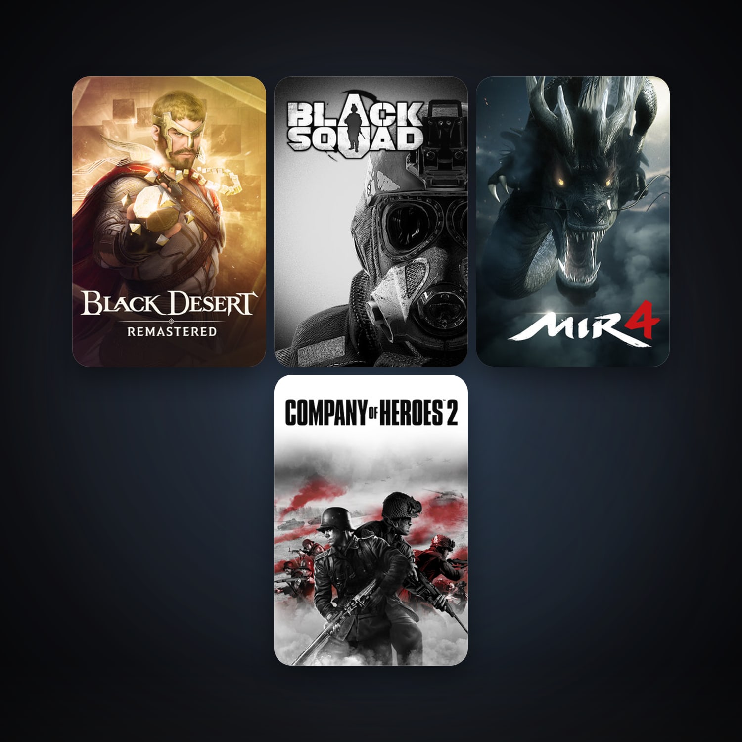هالحساب ستيم فلين، Company of Heroes 2 وBlack Squad، 7 لعبة، صامد واضح — HabibiAccounts