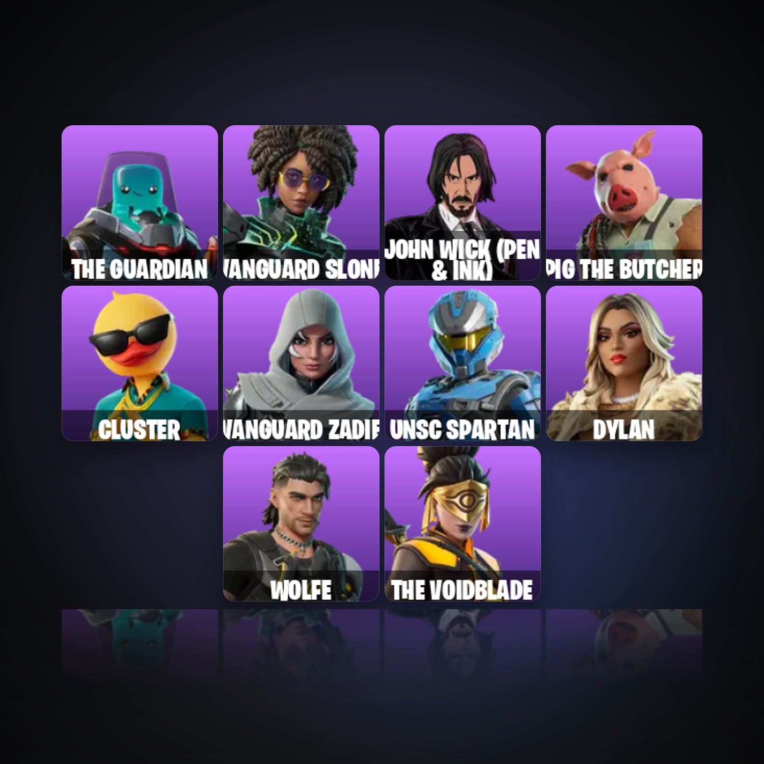 Fortnite | 12 Skins | 300 V-Bucks | Level 483 | 12 Wins — HabibiAccounts