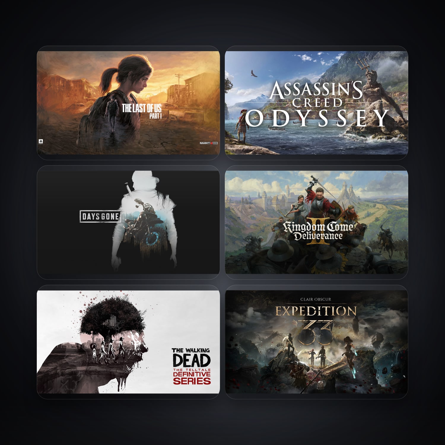The Last of Us Part I & Assassin's Creed Odyssey | 72 Games — HabibiAccounts
