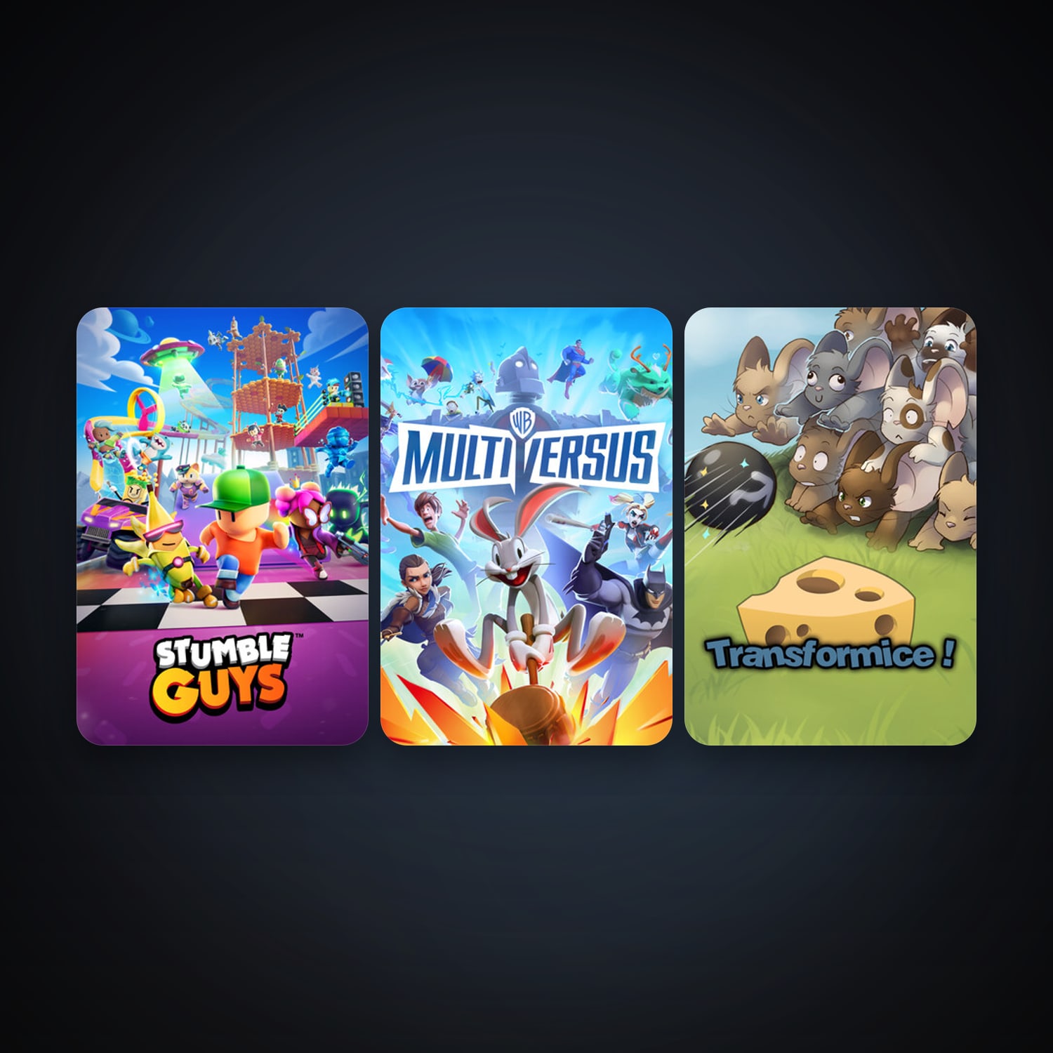 Transformice + Stumble Guys, 6 games, clean — HabibiAccounts