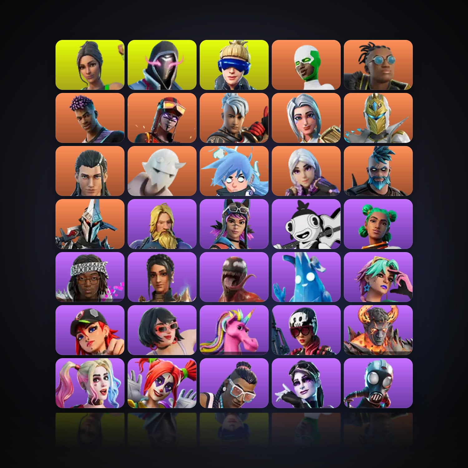 Fortnite | 100 Skins | 350 V-Bucks | Level 1533 | 91 Wins — HabibiAccounts