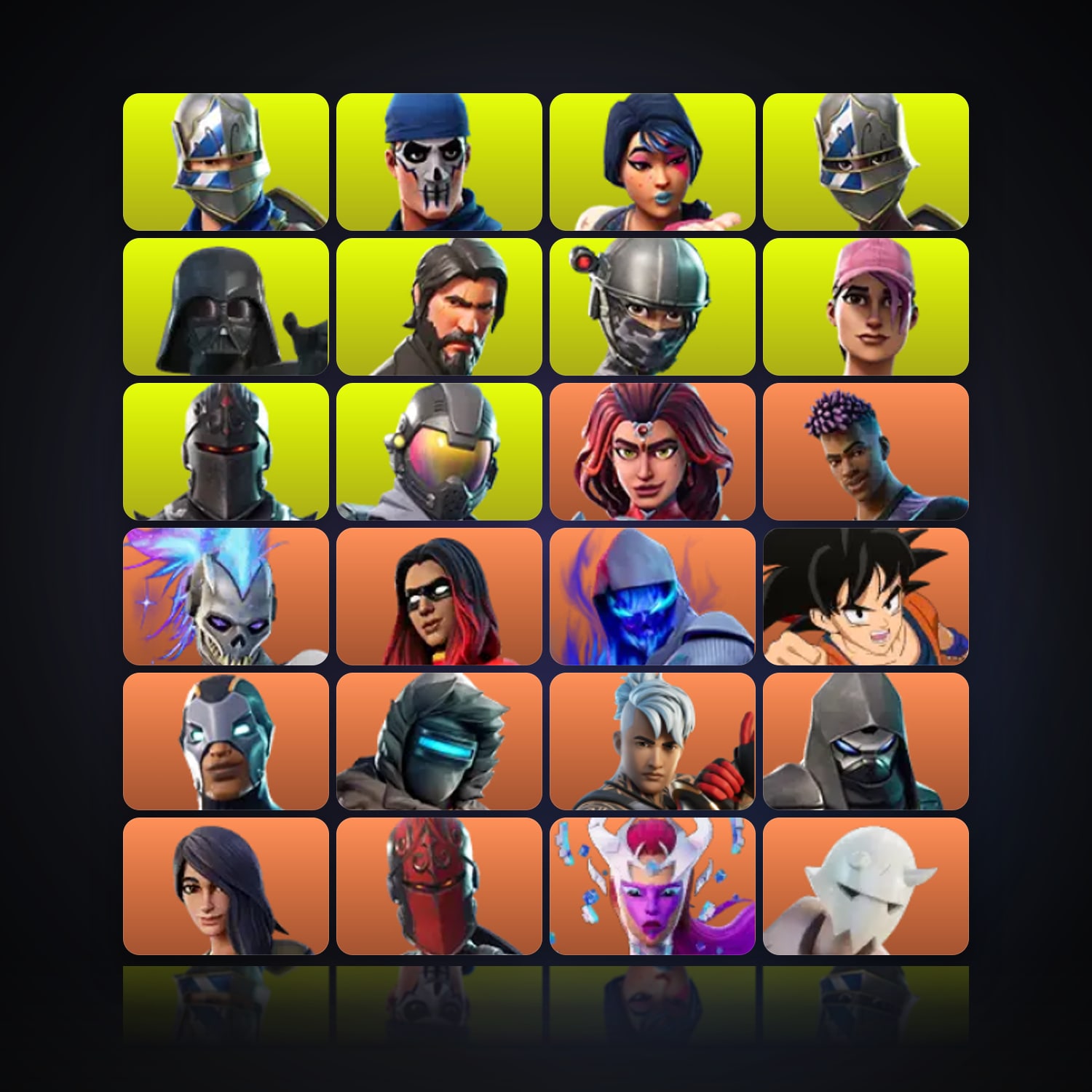 Fortnite | 138 Skins | 800 V-Bucks | Level 2425 | 499 Wins — HabibiAccounts