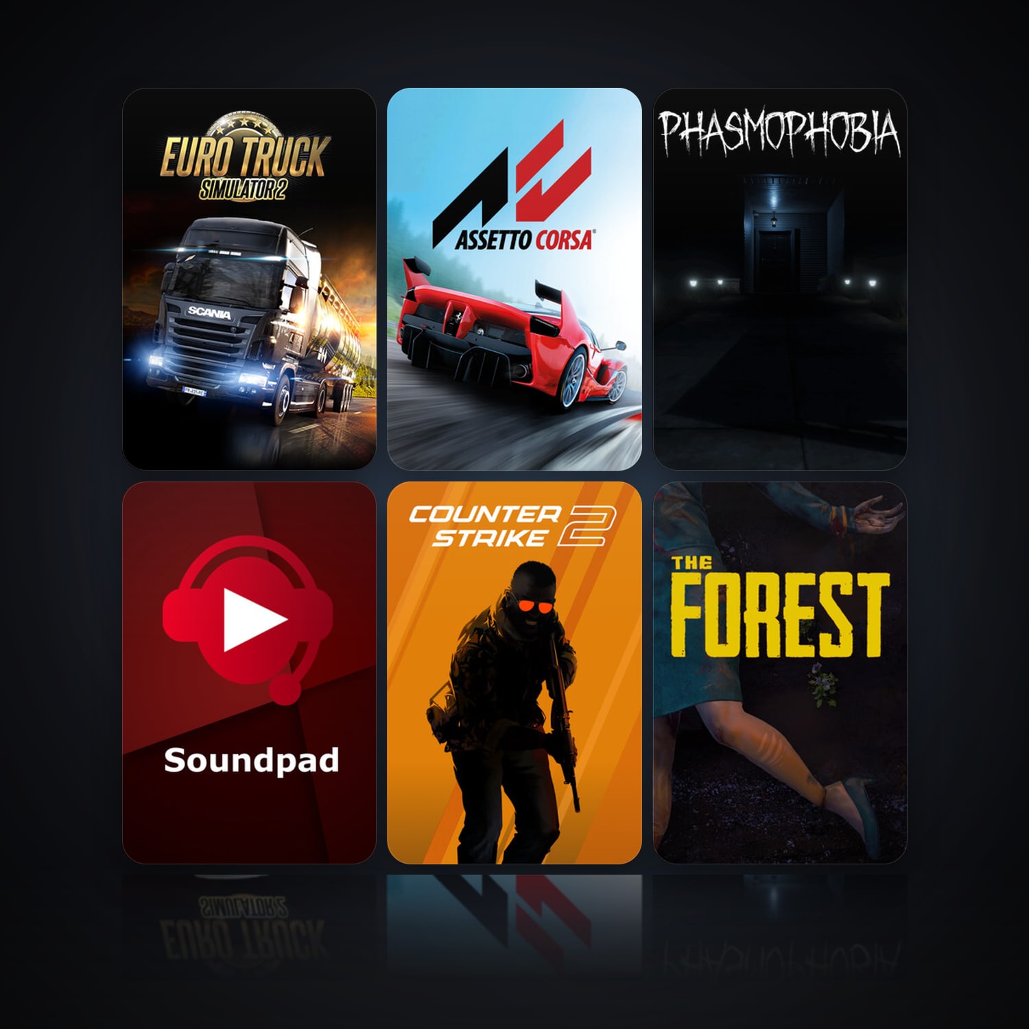 Euro Truck Simulator 2 & Assetto Corsa | 64 Games | Has VAC — HabibiAccounts
