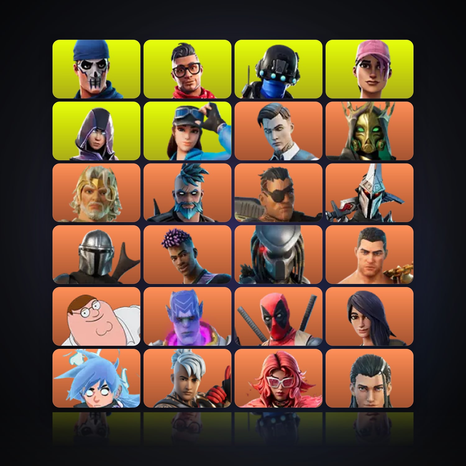Fortnite | 129 Skins | Level 2627 | 409 Wins — HabibiAccounts