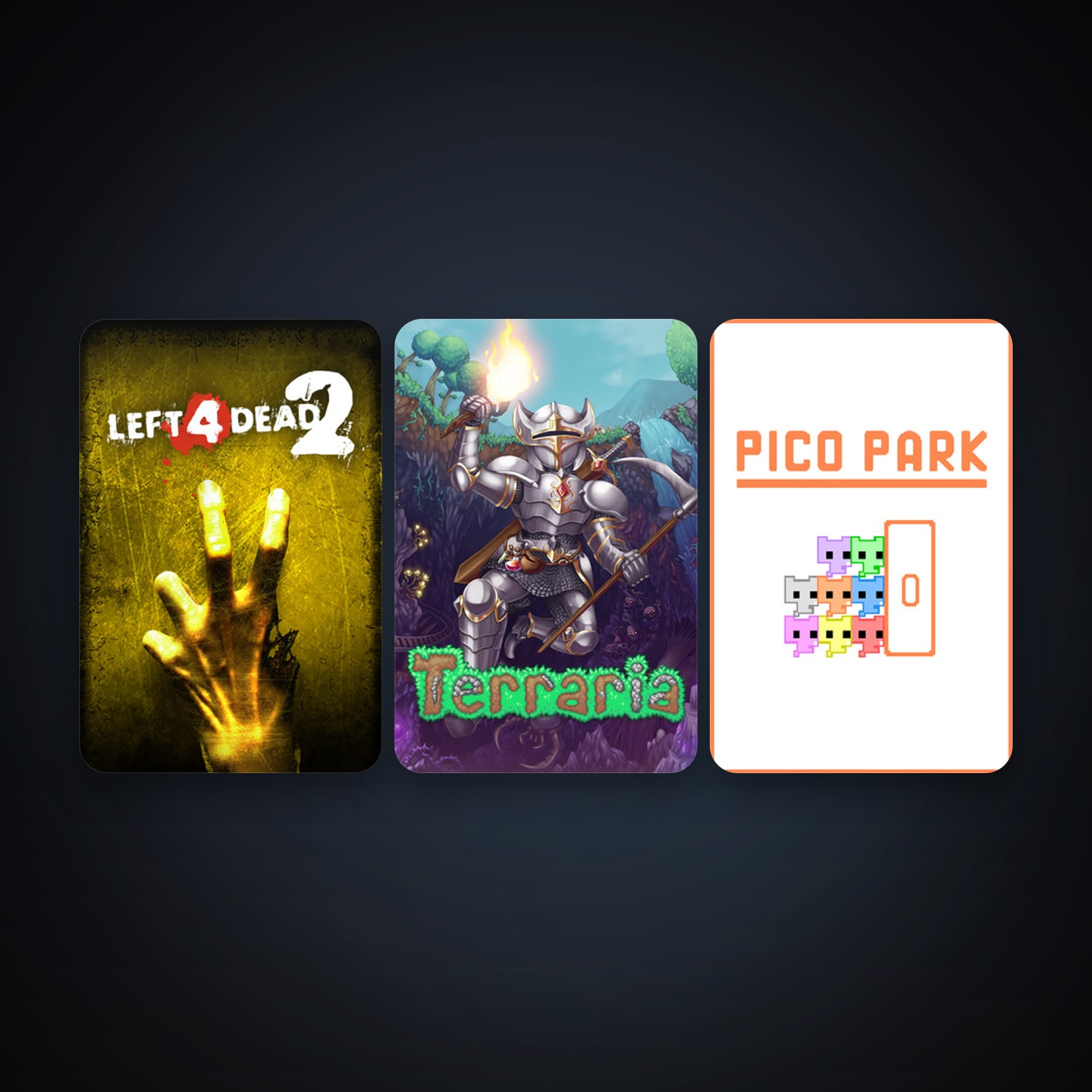 Left 4 Dead 2 + Terraria, 3 games, clean — HabibiAccounts