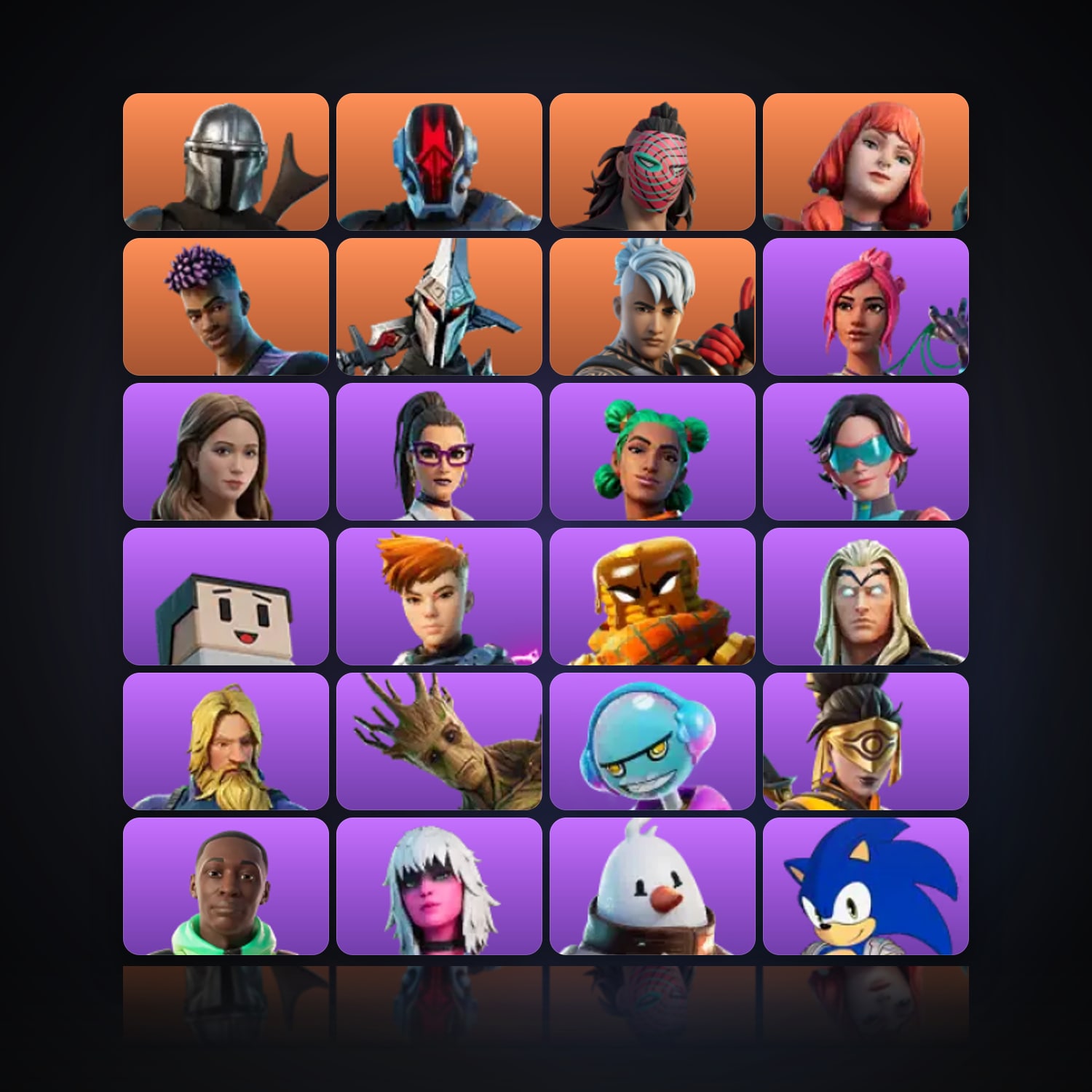 Fortnite | 66 Skins | 950 V-Bucks | Level 1188 | 129 Wins — HabibiAccounts