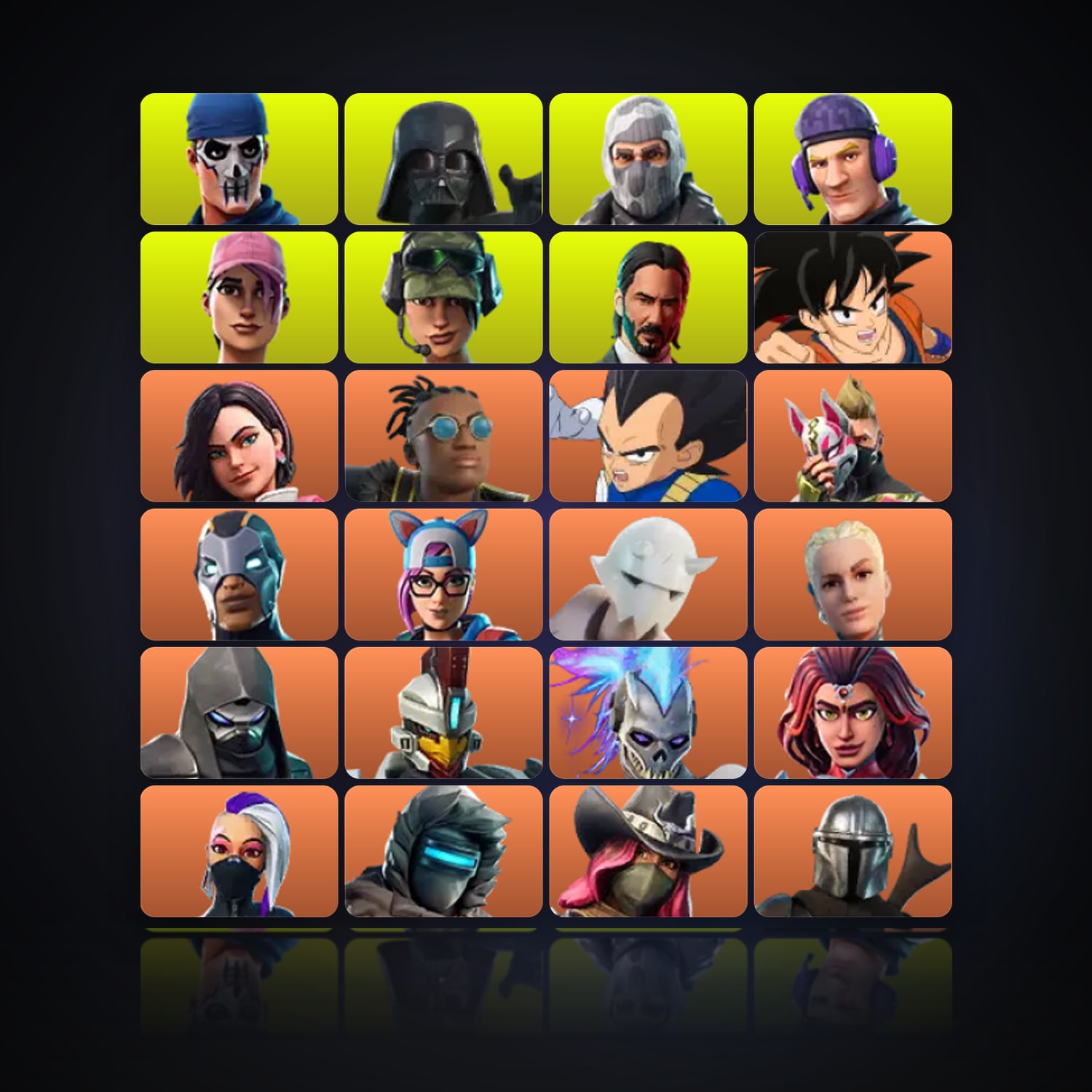 Fortnite | 152 Skins | 300 V-Bucks | Level 814 | 97 Wins — HabibiAccounts