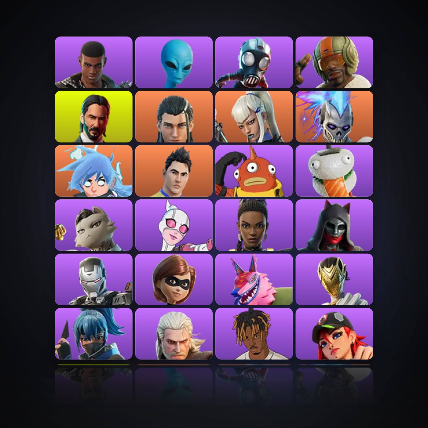 Fortnite | 92 Skins | 1.6K V-Bucks | Level 1266 | 229 Wins — HabibiAccounts