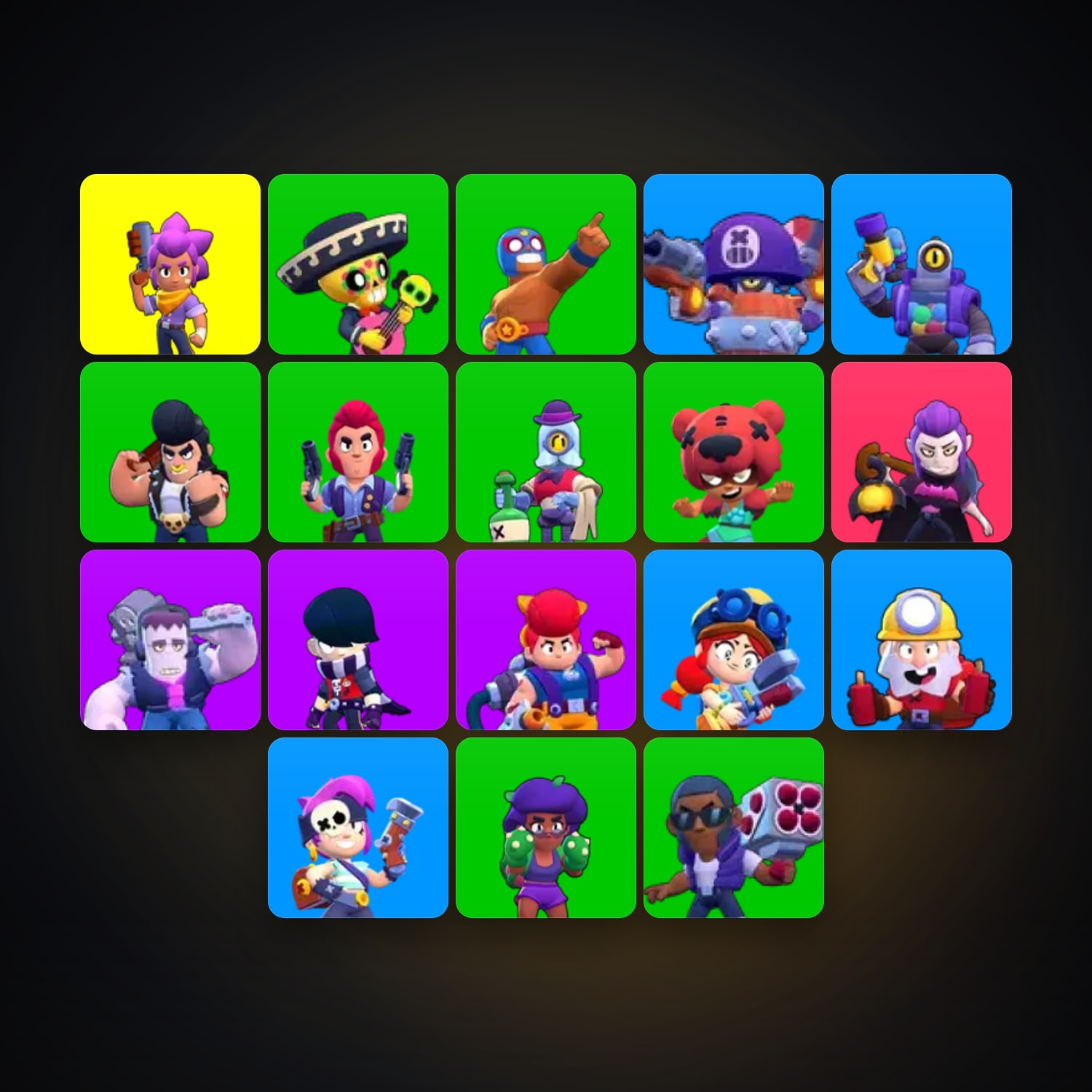18 Brawlers | 605 Trophies | TH 11 — HabibiAccounts