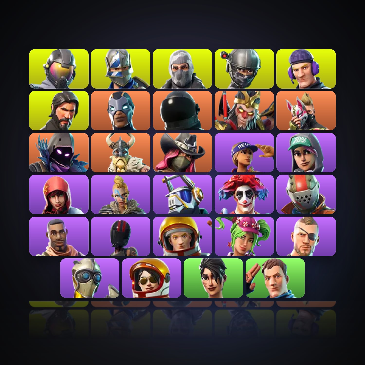 Fortnite | 29 Skins | 350 V-Bucks | Level 309 | 48 Wins — HabibiAccounts
