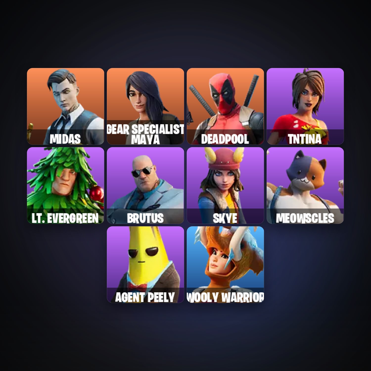 Fortnite | 12 Skins | 550 V-Bucks | Level 441 | 20 Wins — HabibiAccounts