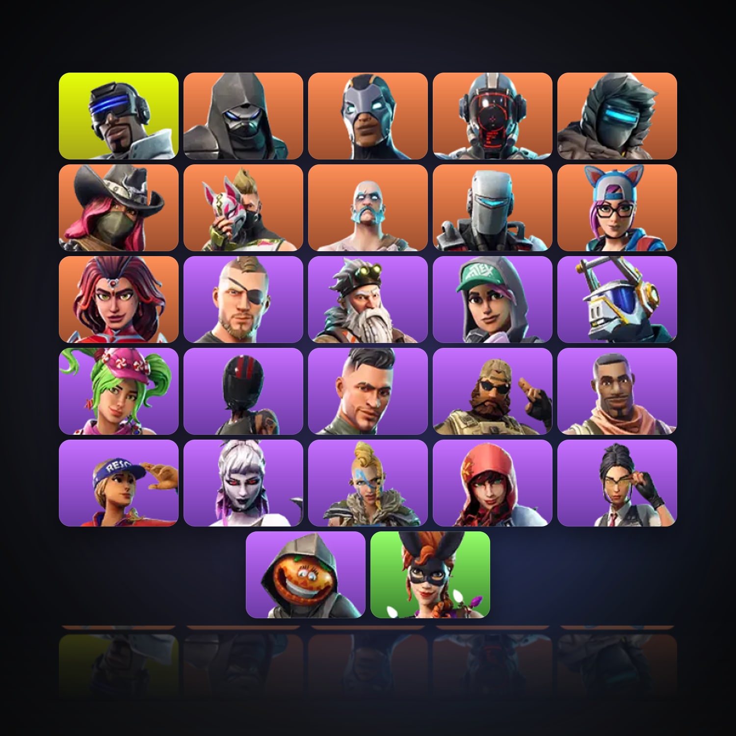 Fortnite | 27 Skins | 600 V-Bucks | Level 253 | 25 Wins — HabibiAccounts