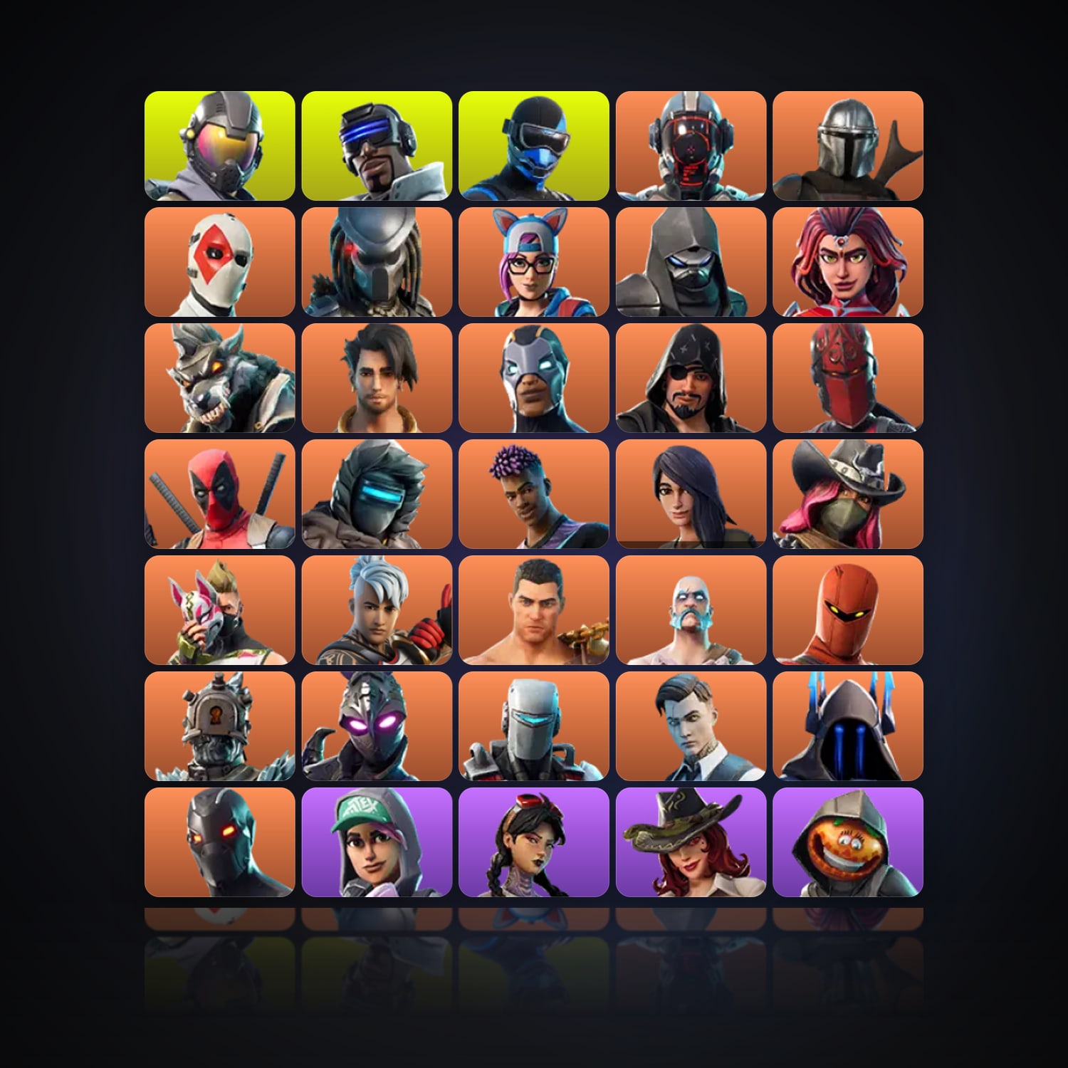 Fortnite | 105 Skins | 1.1K V-Bucks | Level 1336 | 399 Wins — HabibiAccounts