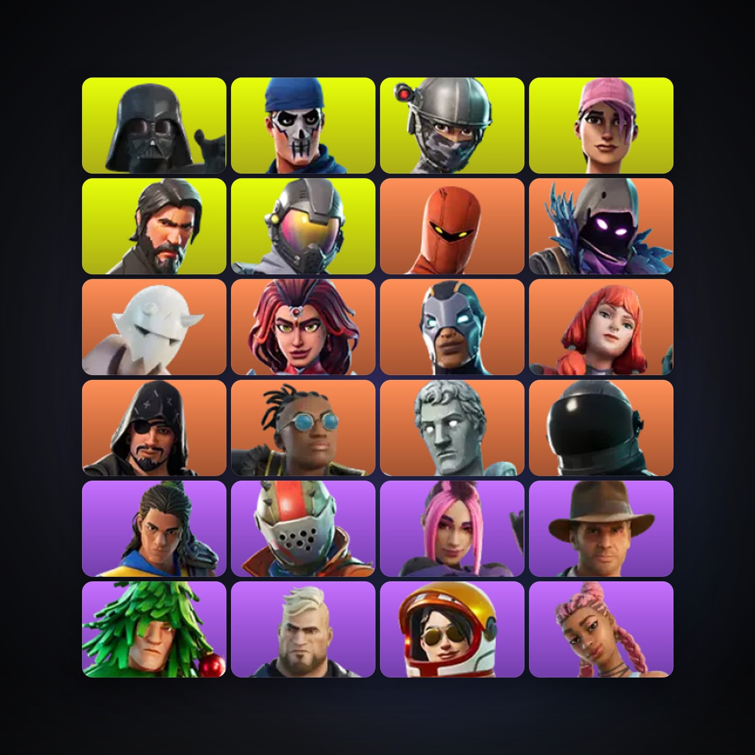 Fortnite | 52 Skins | 100 V-Bucks | Level 1656 | 142 Wins — HabibiAccounts