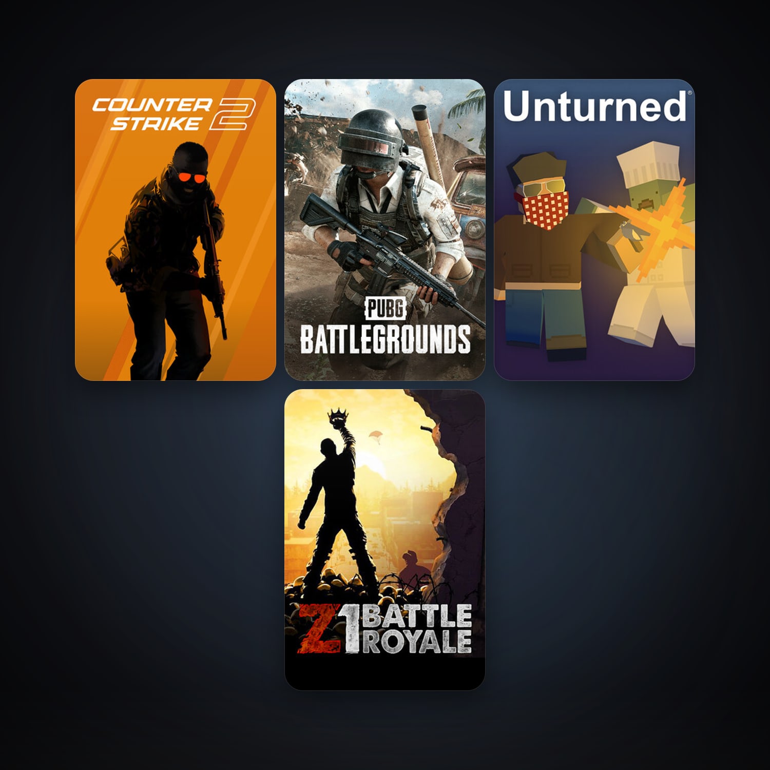 CS2 Prime + Unturned, 4 games, clean — HabibiAccounts