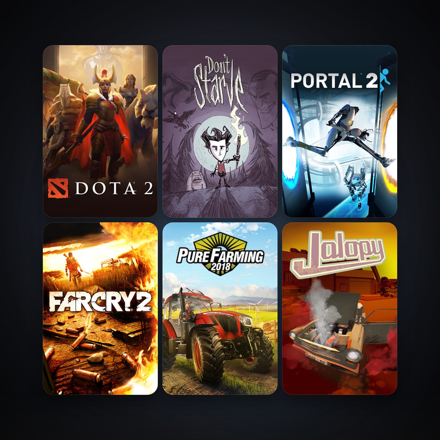 Dota 2 + Portal 2, 50 games, clean — HabibiAccounts