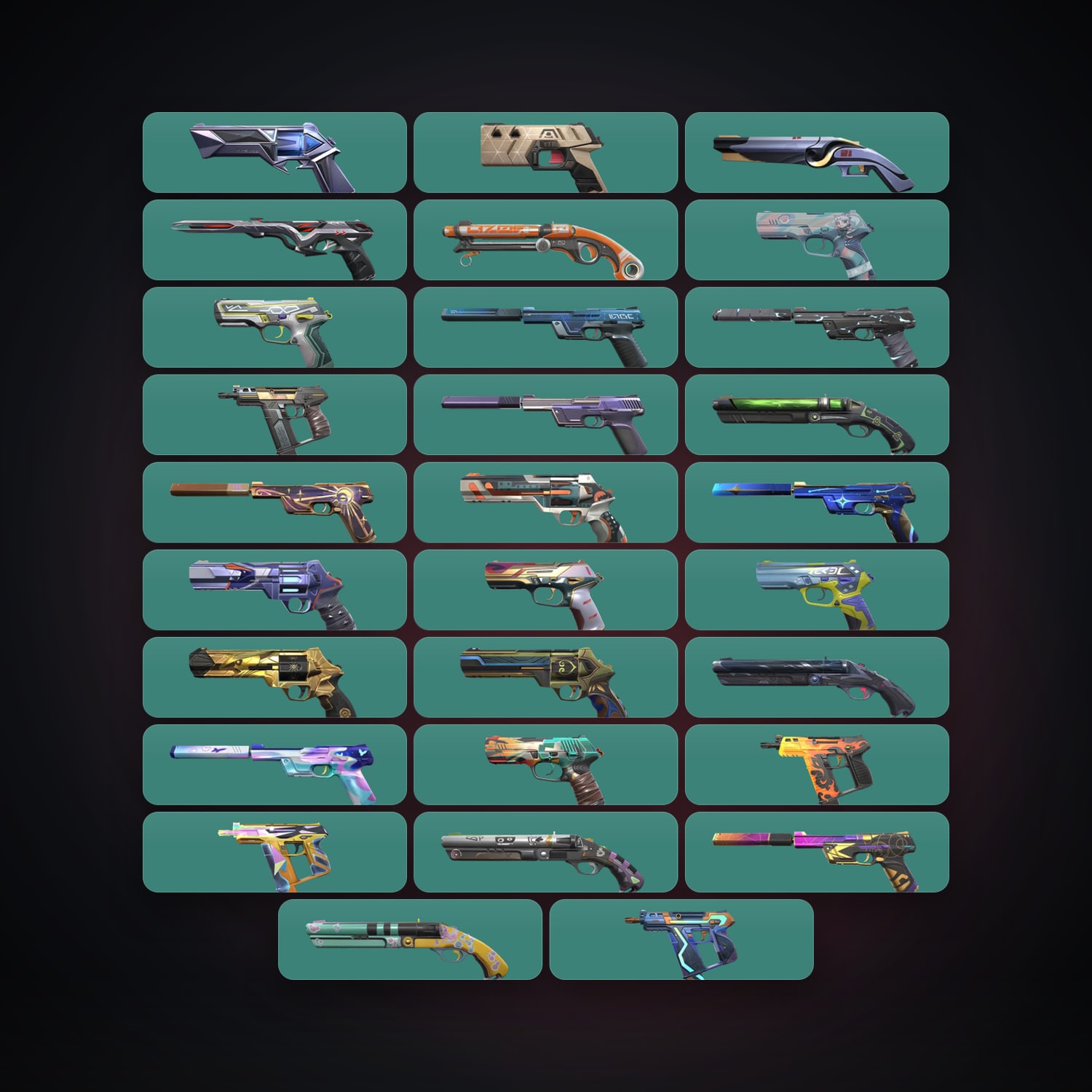 AP Gold 1 locker — 29 skins, lvl 425 — HabibiAccounts