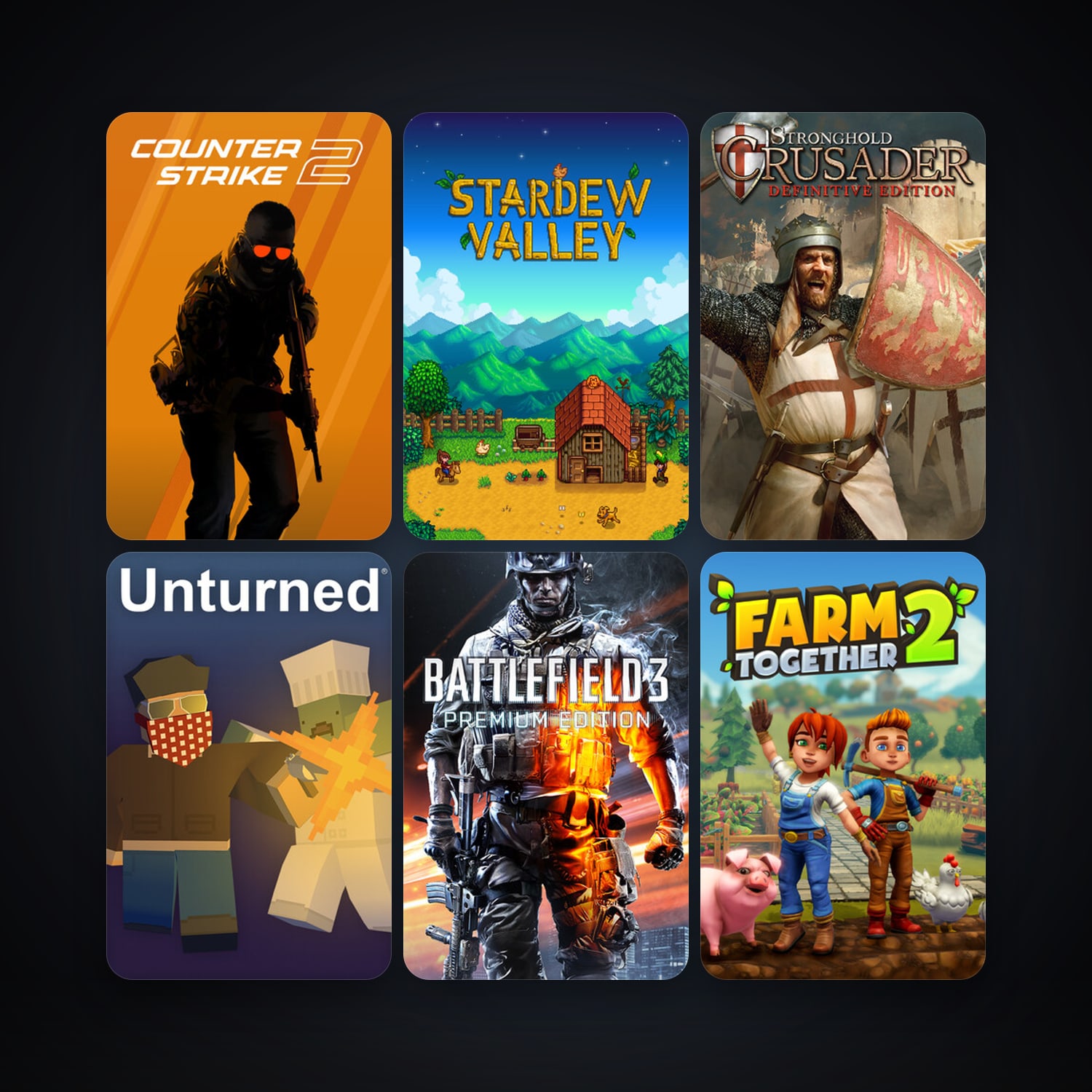 CS2 Prime + Unturned, 30 games, Steam 10, clean — HabibiAccounts