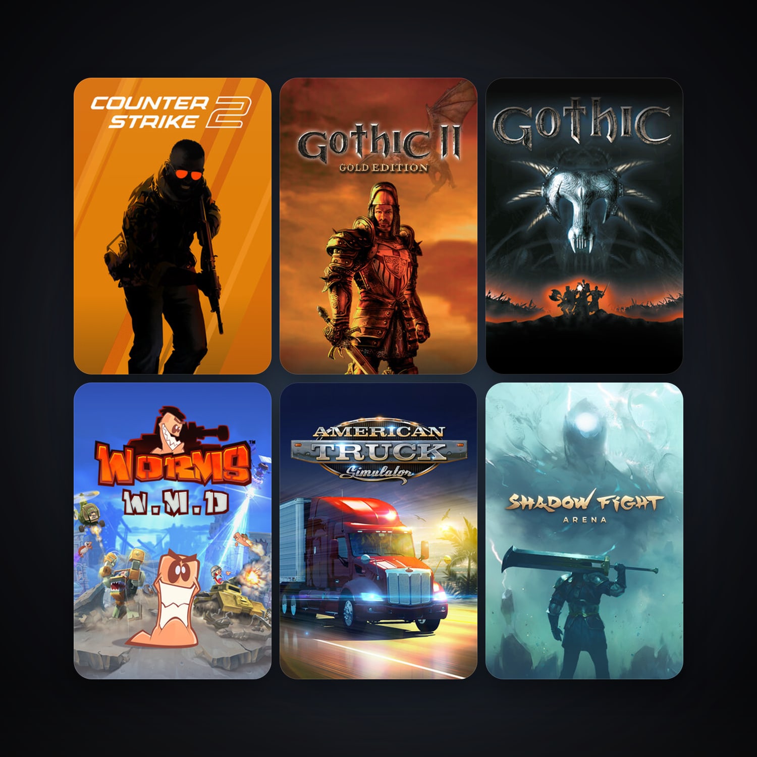 CS2 Prime + Gothic II: Gold Edition, 25 games, Steam 32, clean — HabibiAccounts