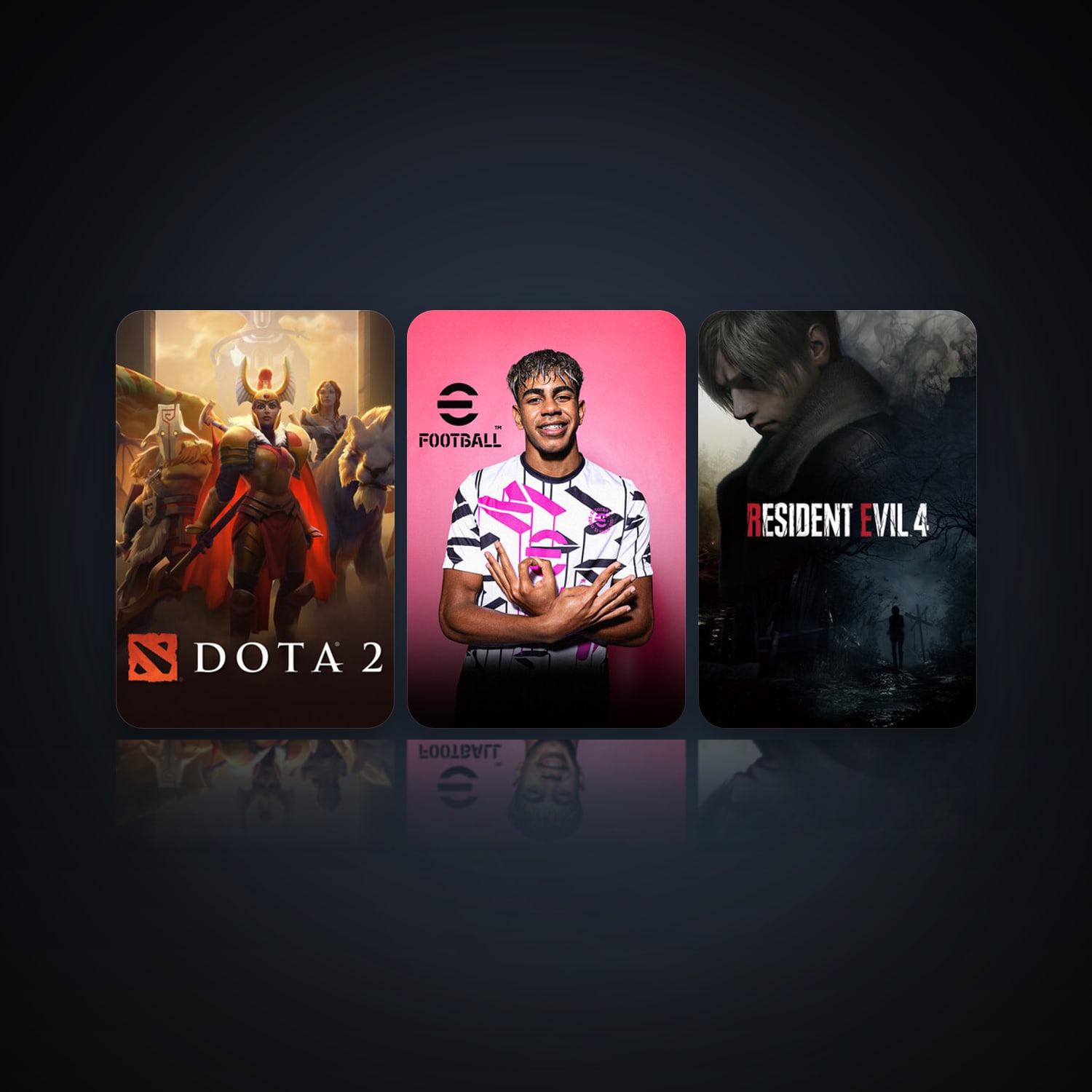 Dota 2 & eFootball 2024 | Clean — HabibiAccounts