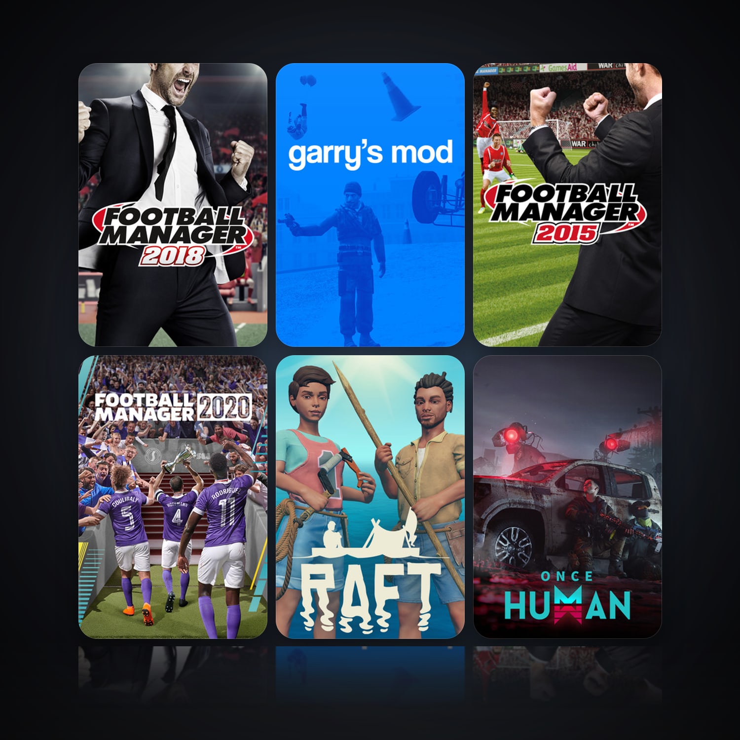 Football Manager 2018 & Garry's Mod | 15 Games | Clean — HabibiAccounts