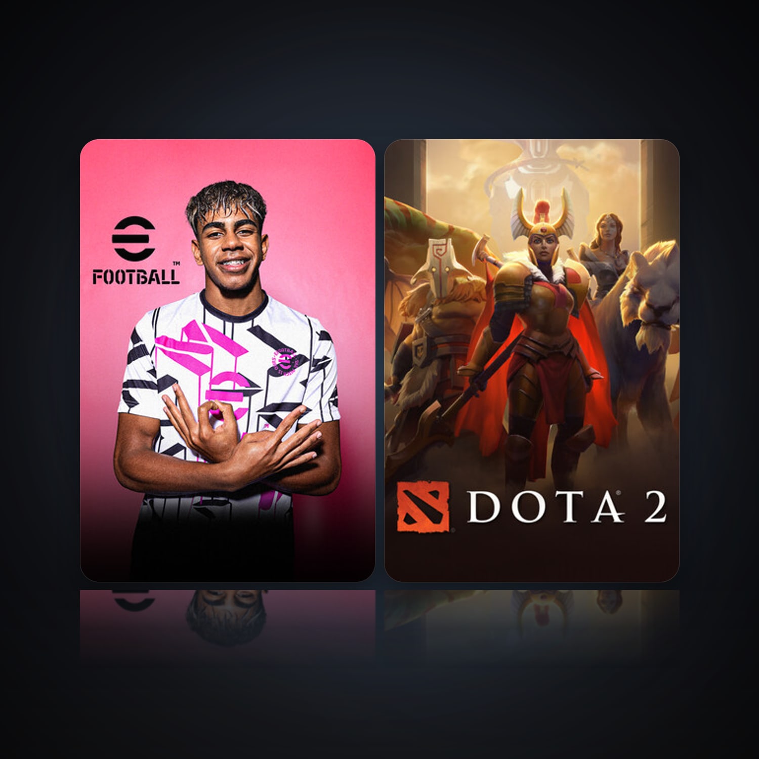 eFootball 2024 & Dota 2 — HabibiAccounts