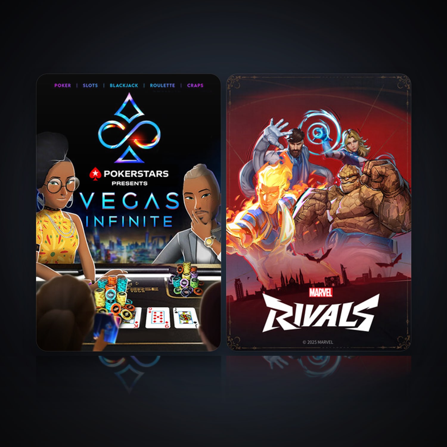 Vegas Infinite by PokerStars & Marvel Rivals — HabibiAccounts