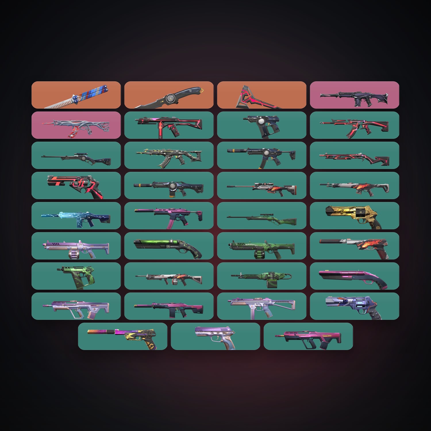 EU Diamond 1 locker — 3 knives, 35 skins, lvl 143 — HabibiAccounts