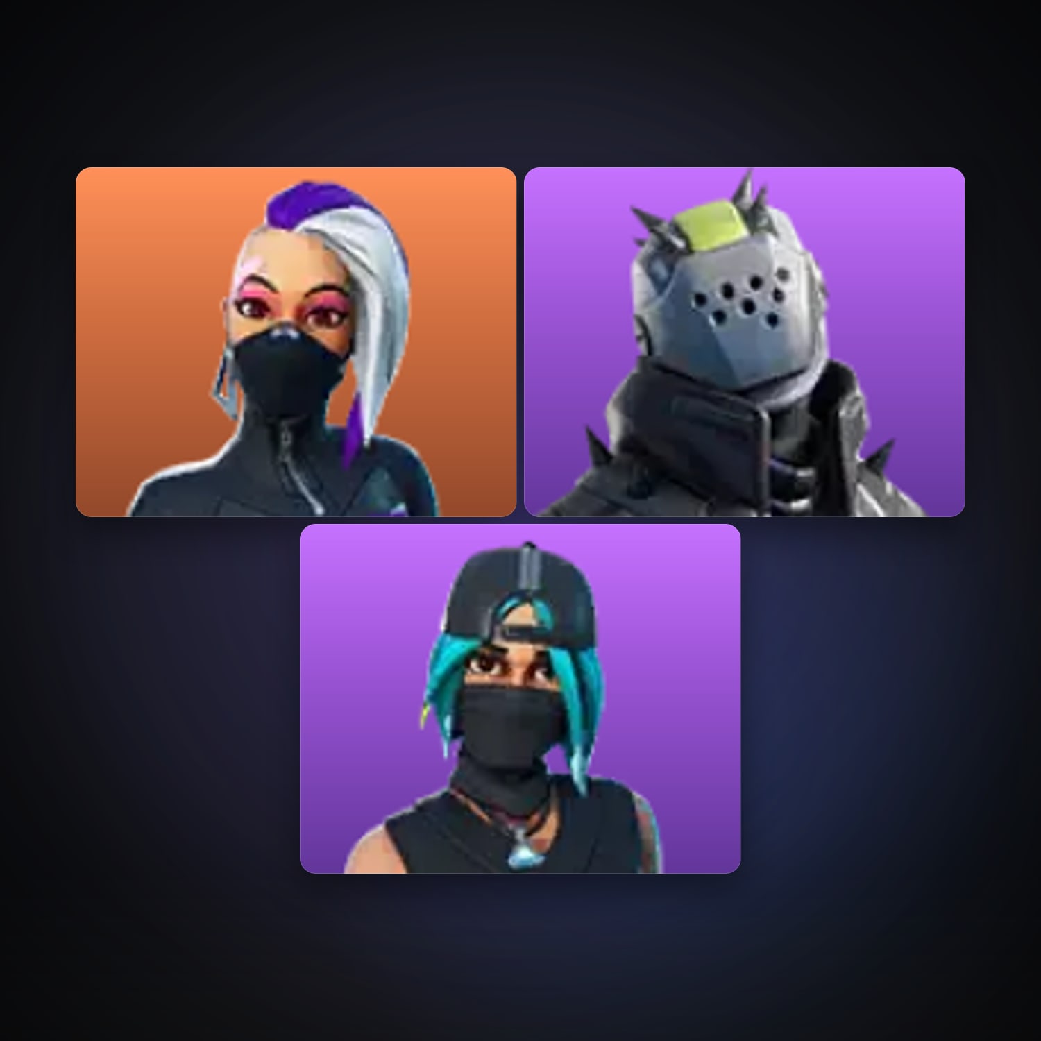 هالحساب فورتنايت Catalyst وX-Lord، لوكر 3 سكن، 50 فيبوكس، لفل 103، 6 فوز — HabibiAccounts