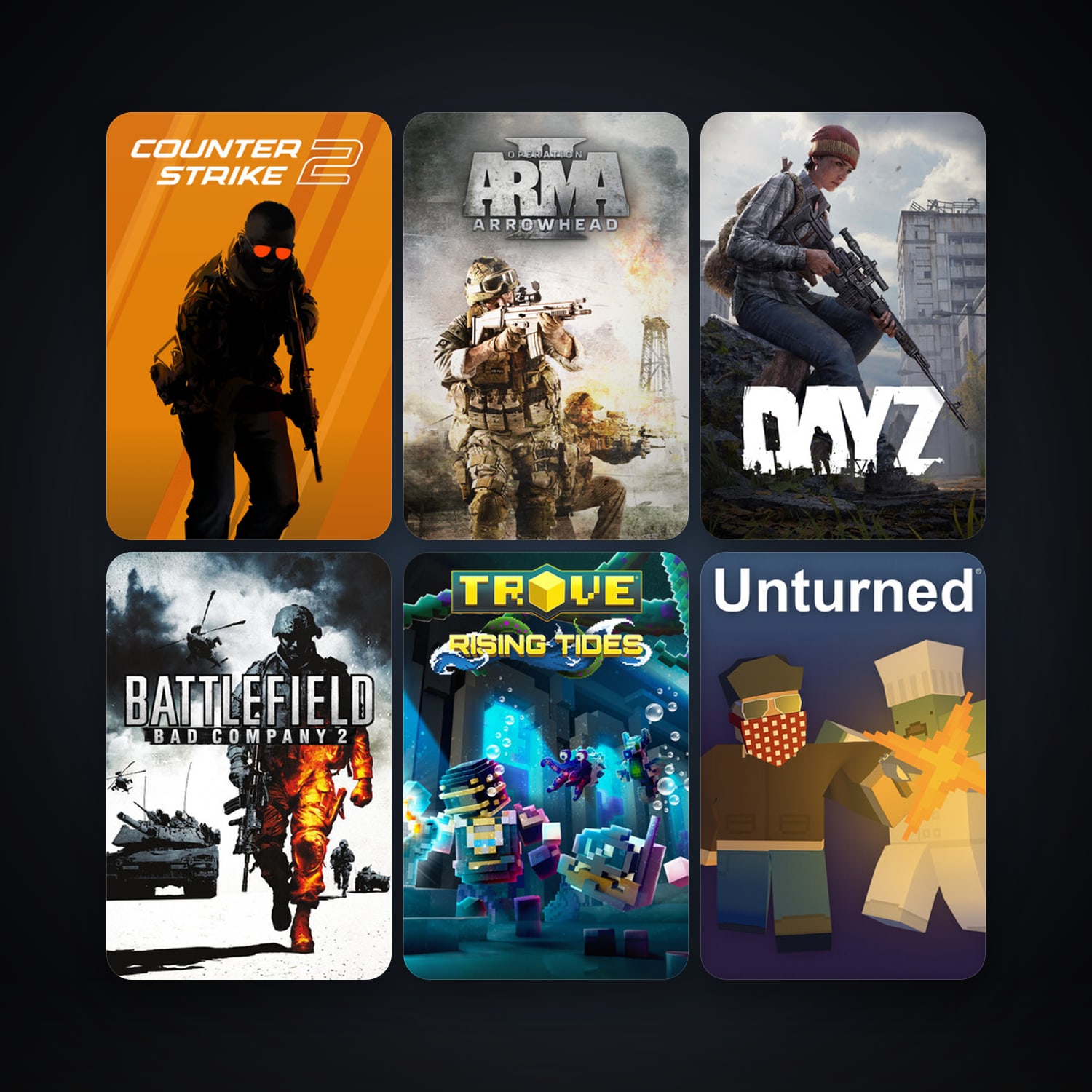 CS2 Prime + Battlefield: Bad Company 2, 12 games, clean — HabibiAccounts