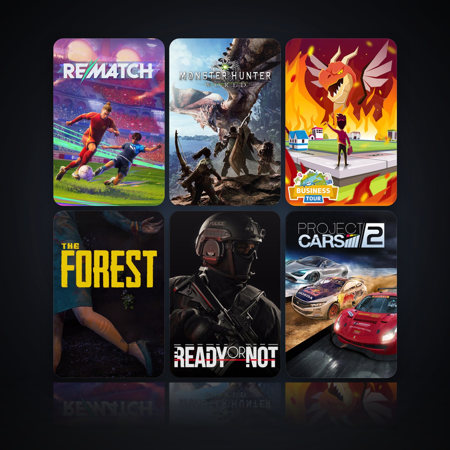 REMATCH & MONSTER HUNTER: WORLD | 43 Games | Clean — HabibiAccounts
