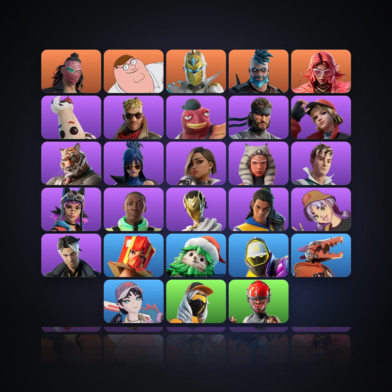 Fortnite | 28 Skins | 450 V-Bucks | Level 681 | 51 Wins — HabibiAccounts